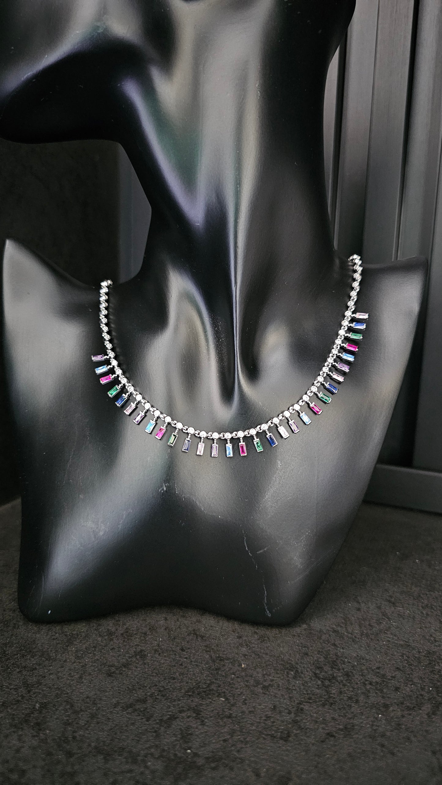 Collar cristal pavés Rainbow