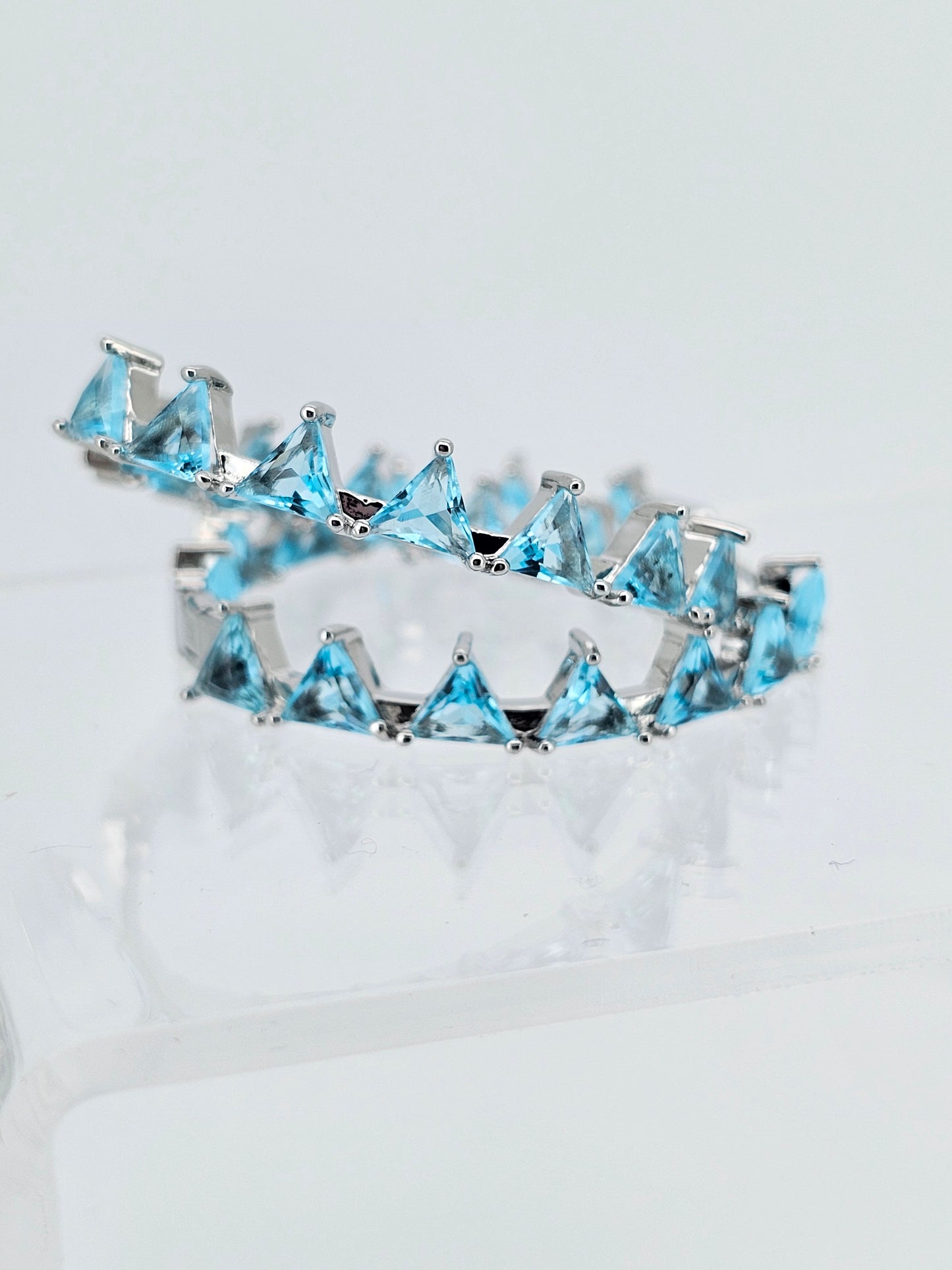 Argollas cristal paves Bill