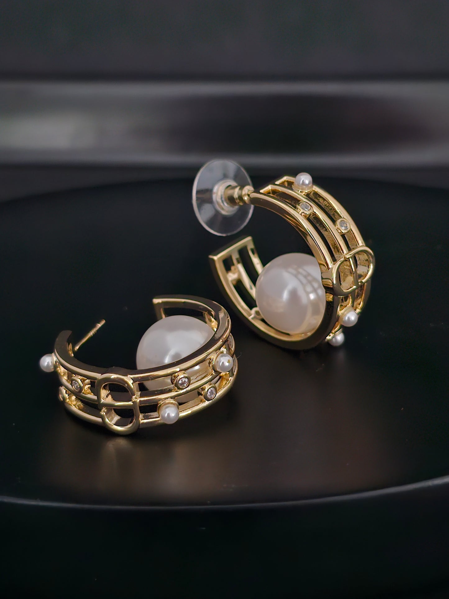Argolla cristal paves CD