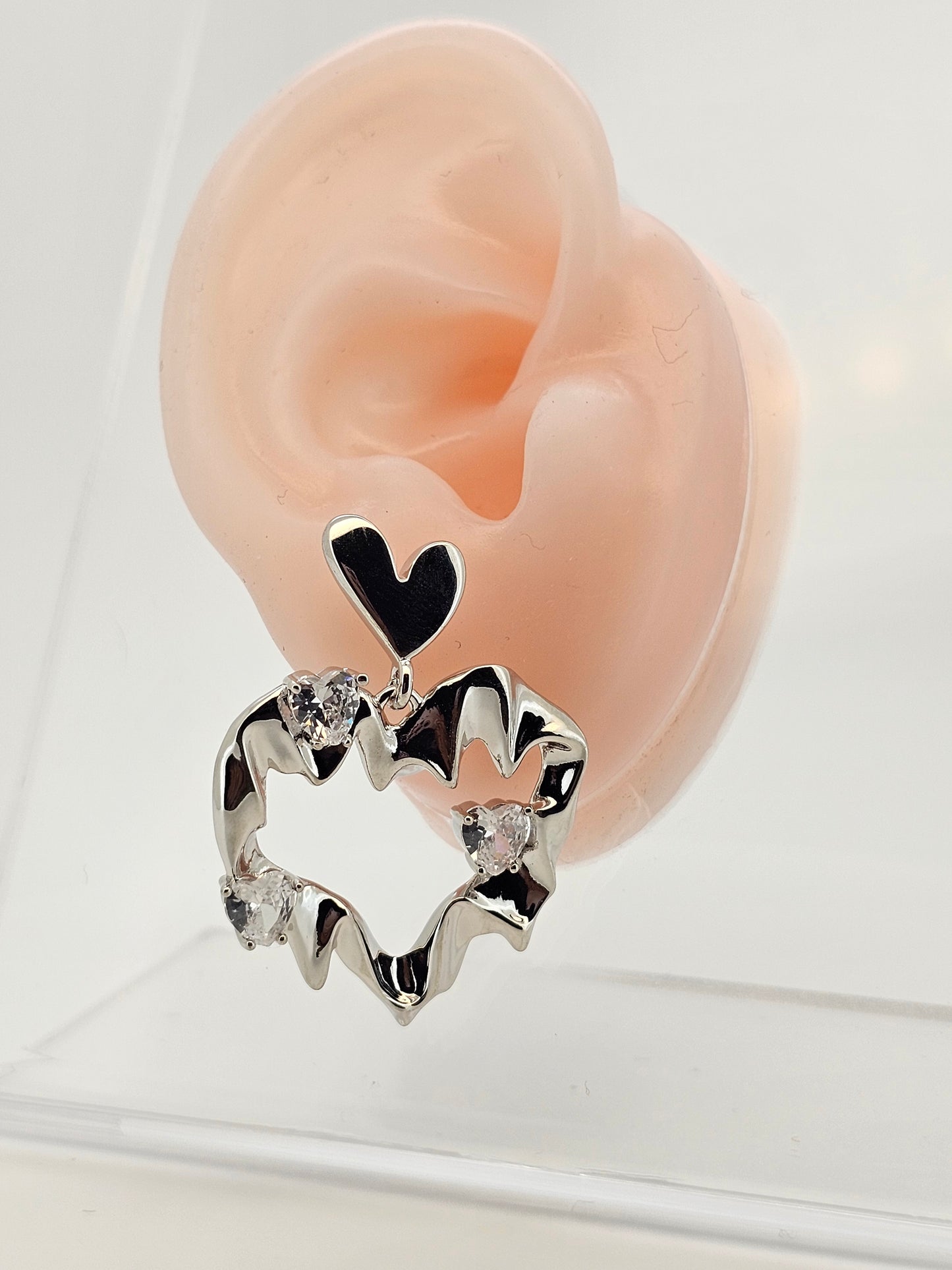 Aros cristal paves Aquiles