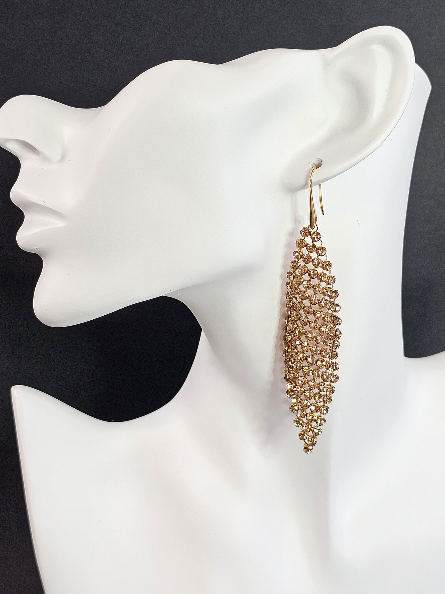 Aros cristal Swarovski malla 02