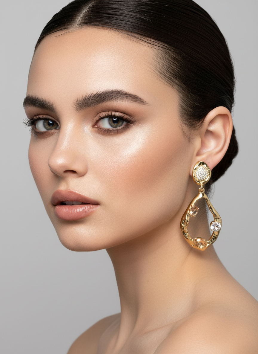 Aros cristal Swarovski Dianna