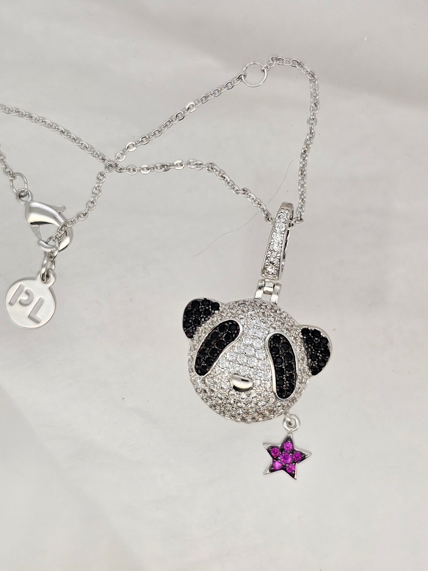 Collar cristal pavés Panda