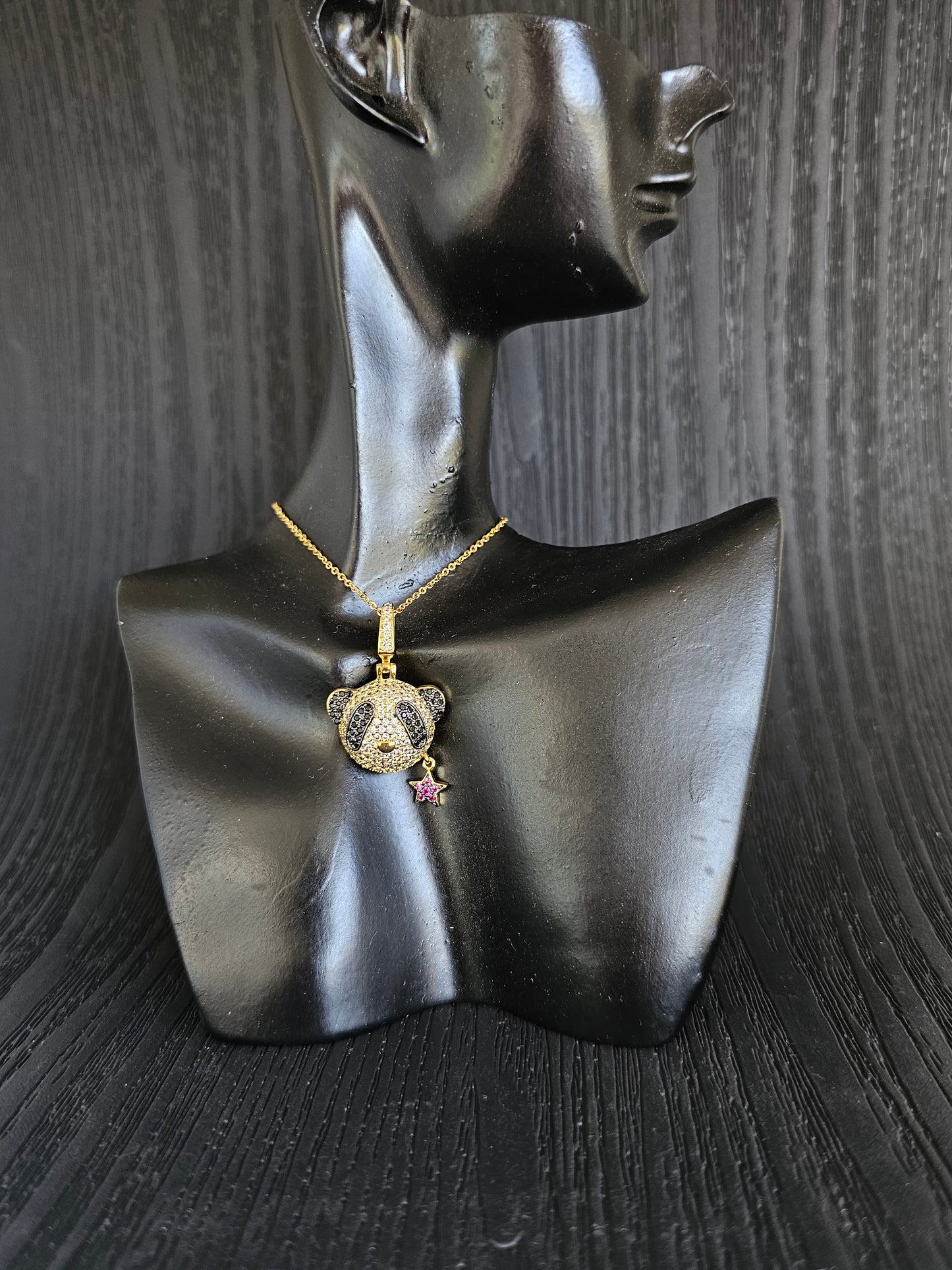 Collar cristal pavés Panda