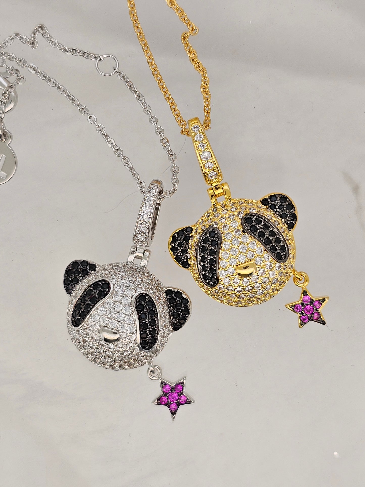 Collar cristal pavés Panda