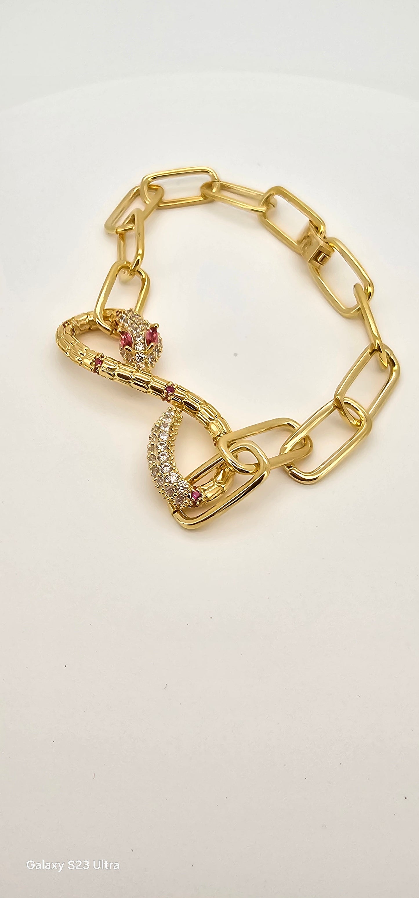 Pulsera Snake cadena