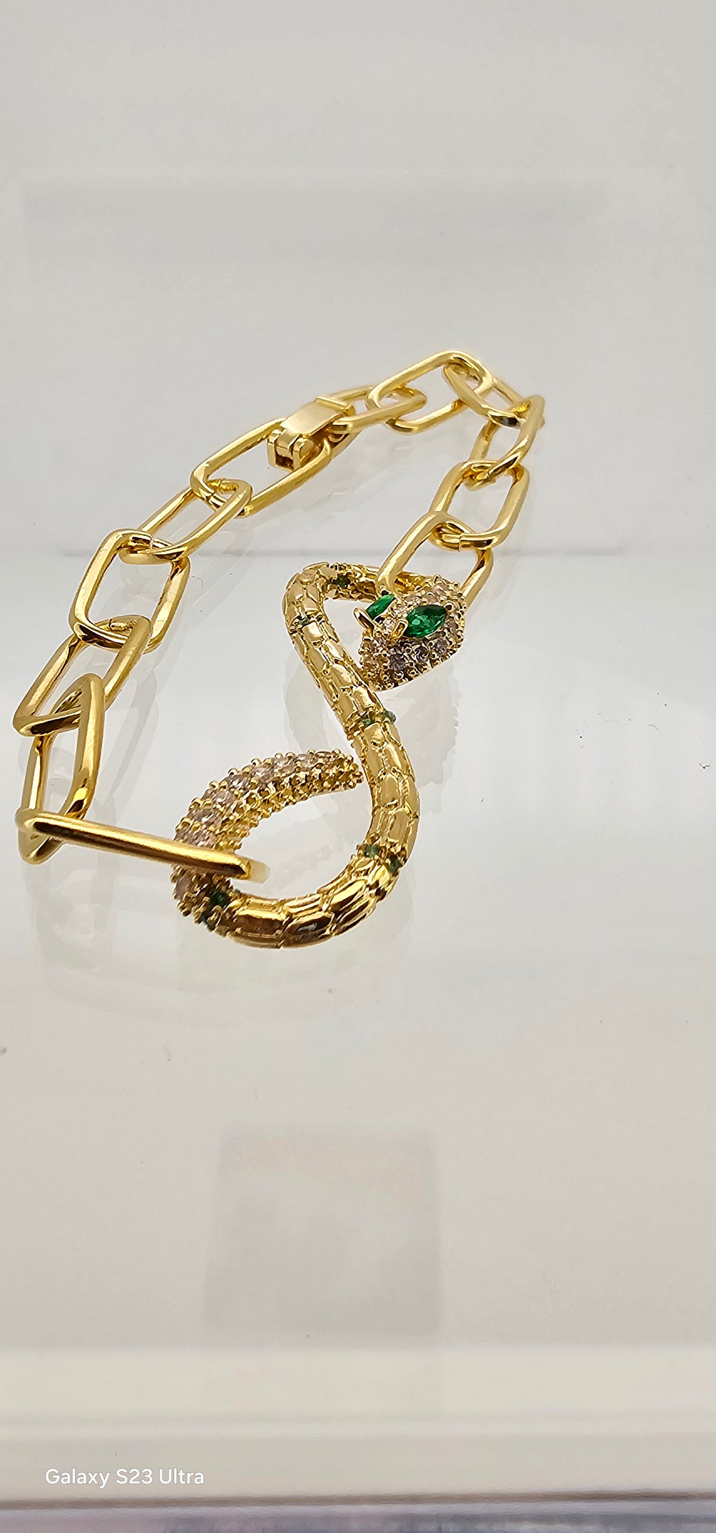 Pulsera Snake cadena