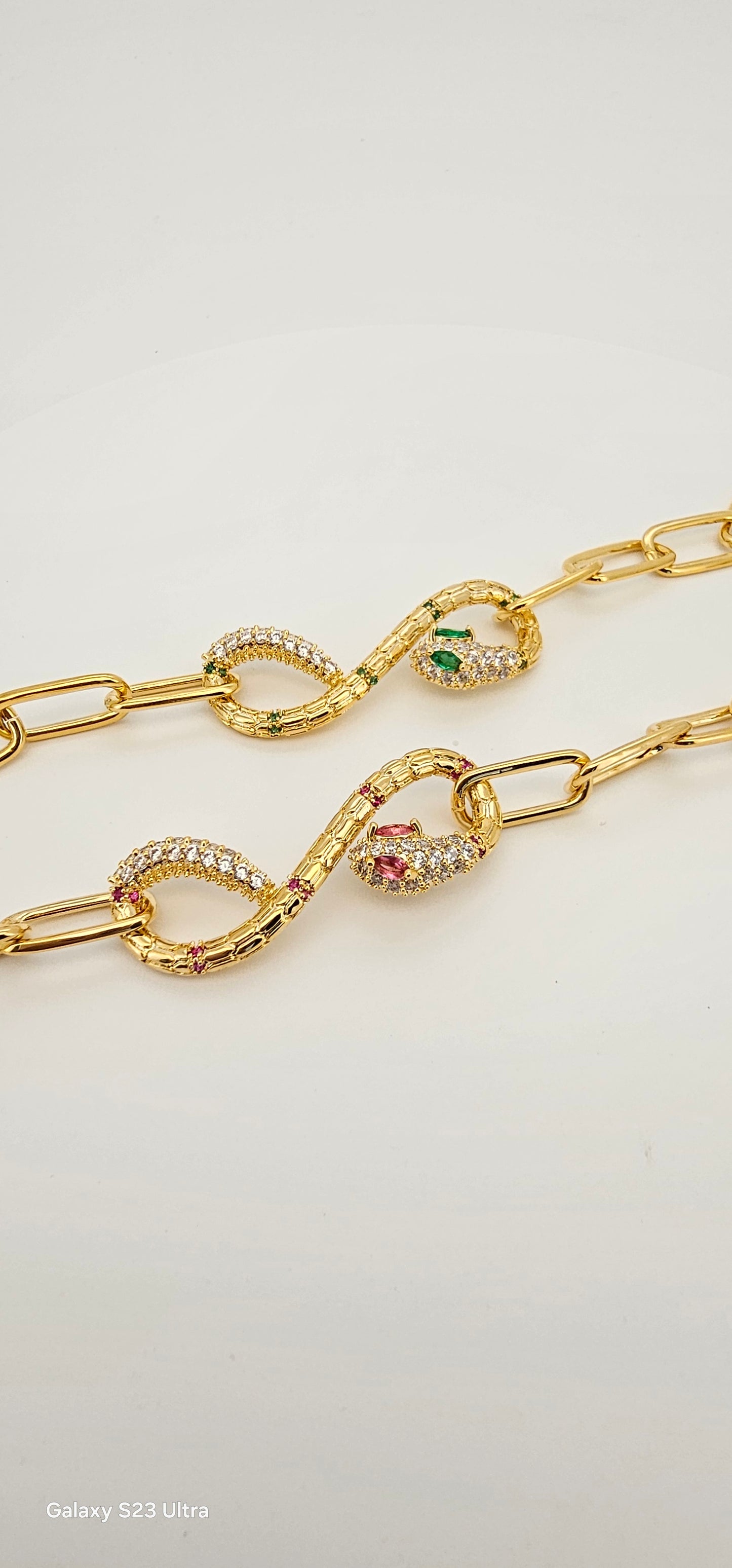 Pulsera Snake cadena