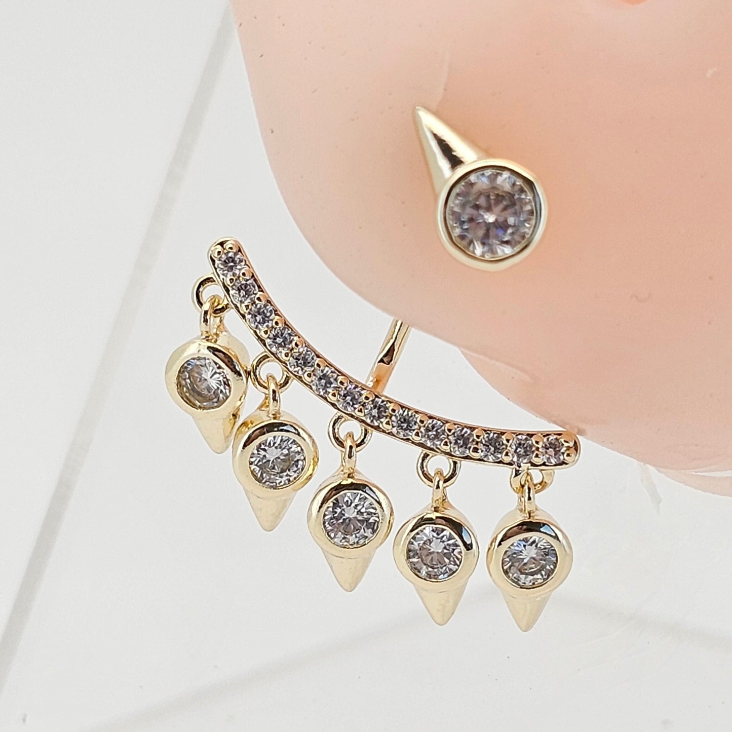 Aros cristal paves Lina