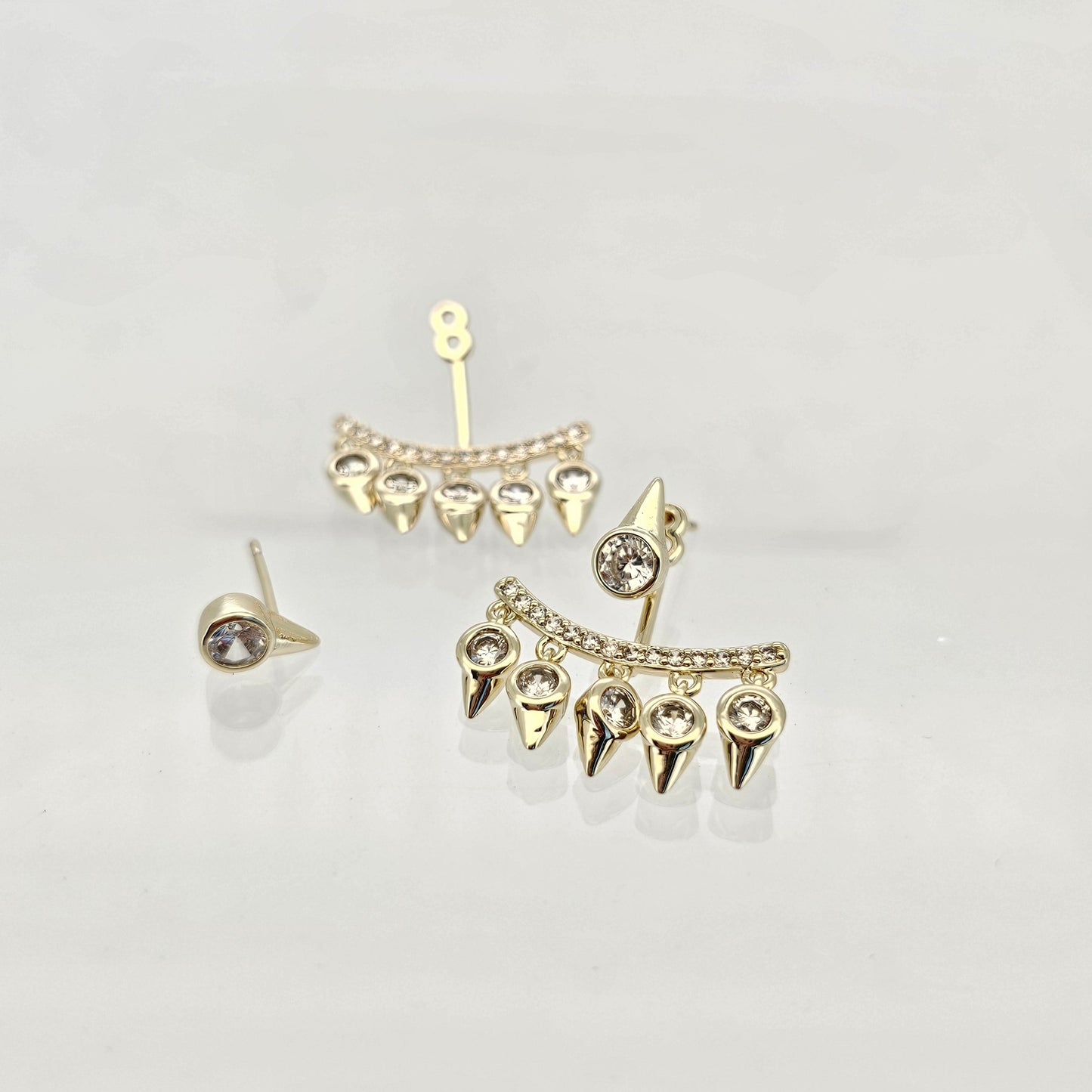 Aros cristal paves Lina