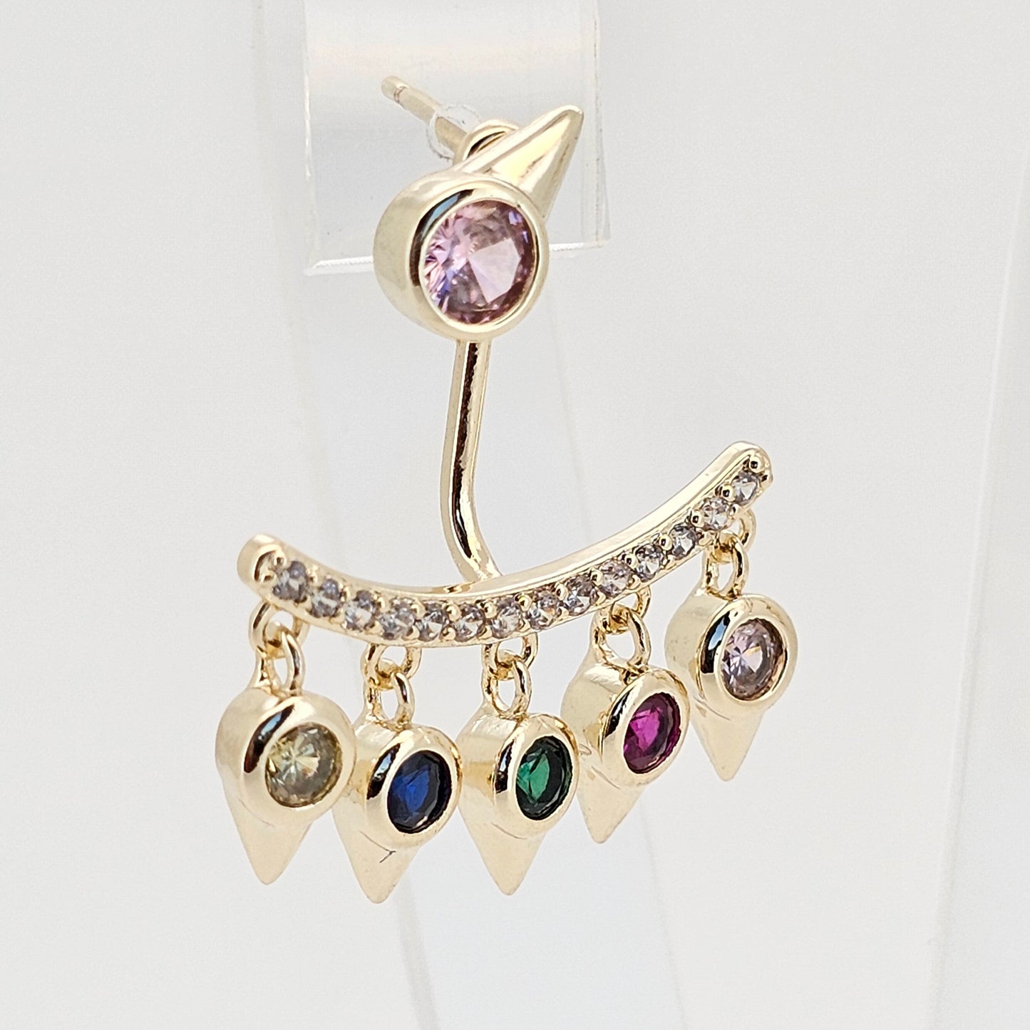 Aros cristal paves Lina