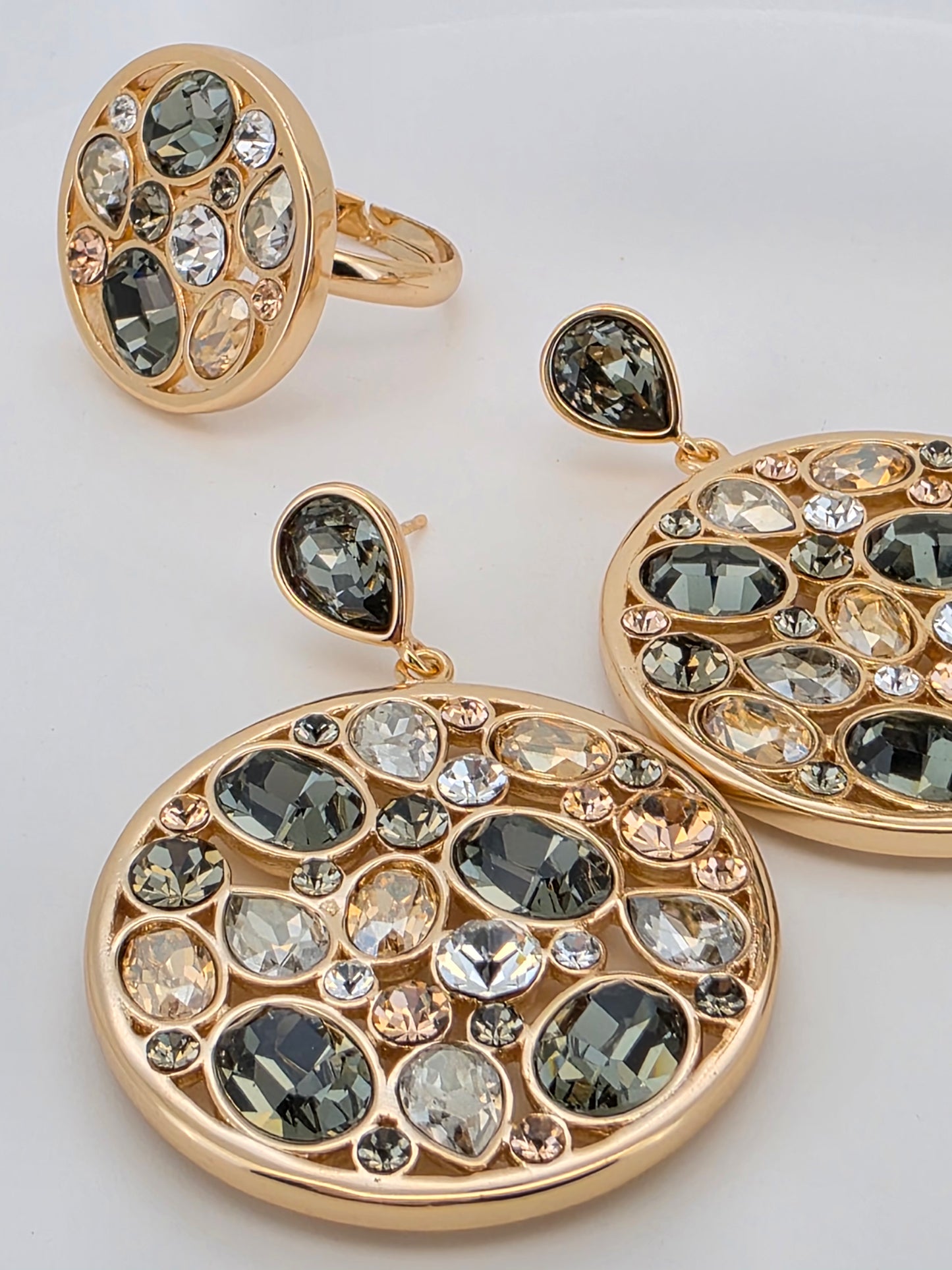 Aros cristal Swarovski karen