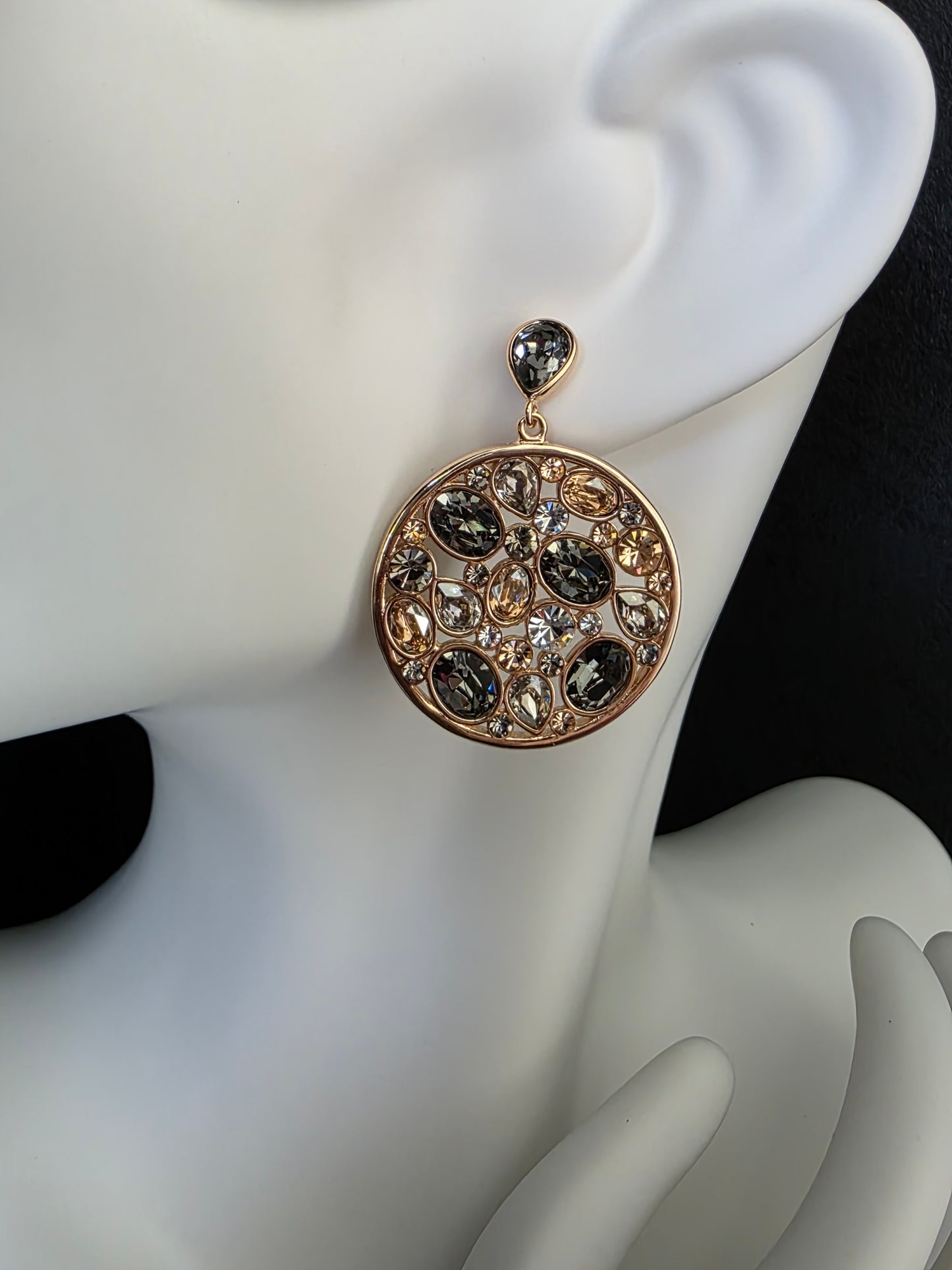 Aros cristal Swarovski karen
