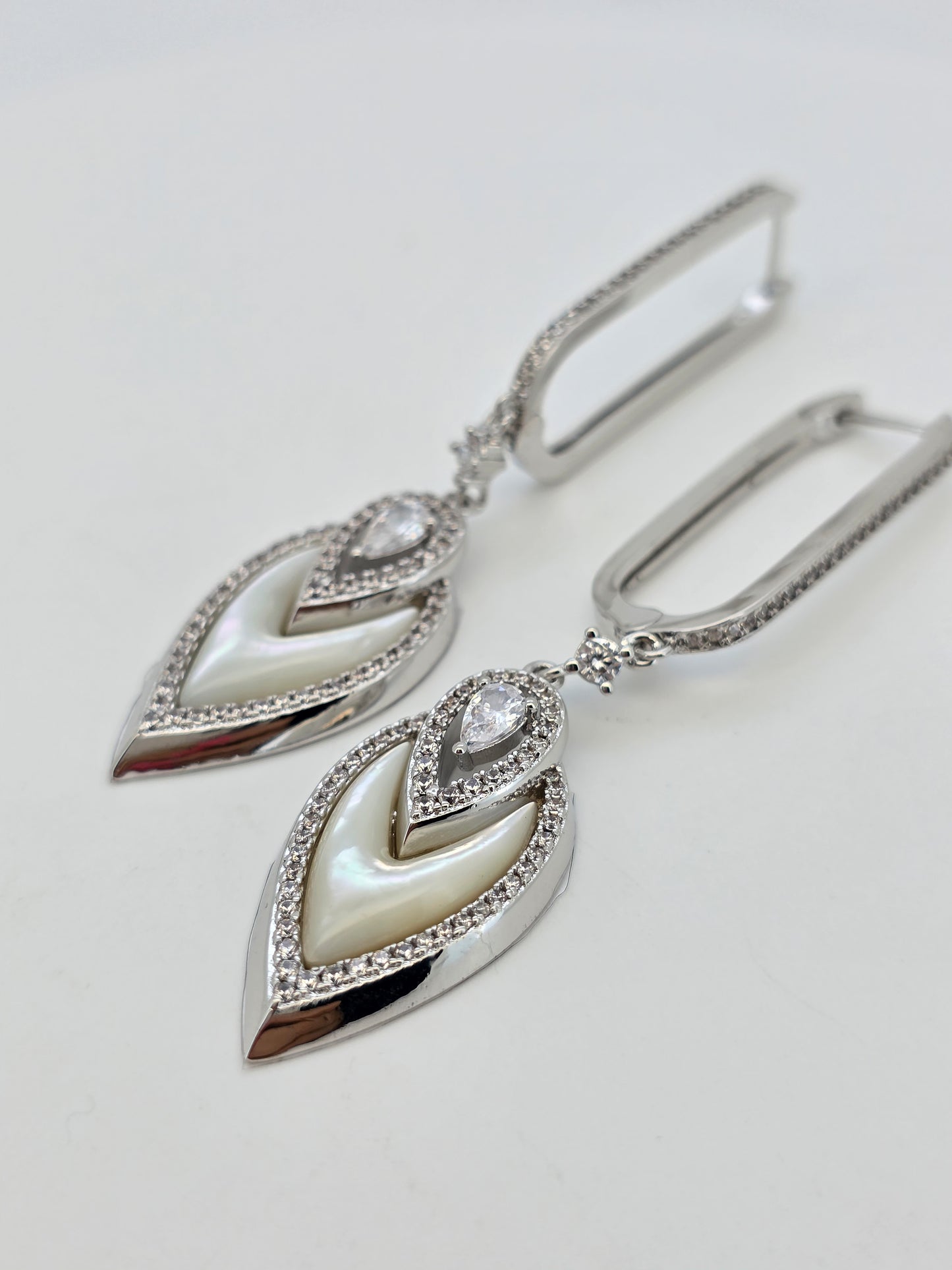 Aros cristal paves malaquita 89
