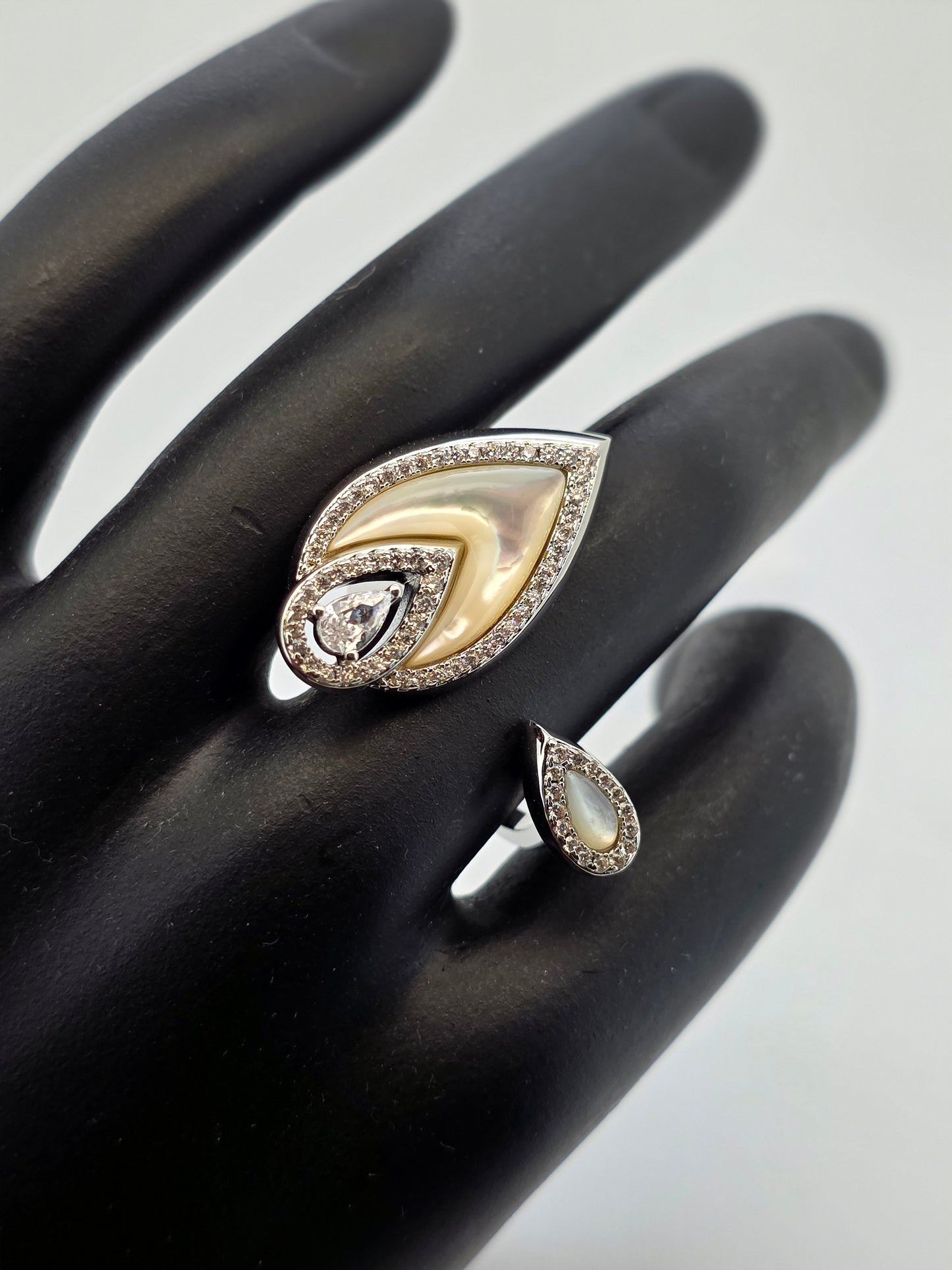 ANILLO MALAQUITA Y NÁCAR