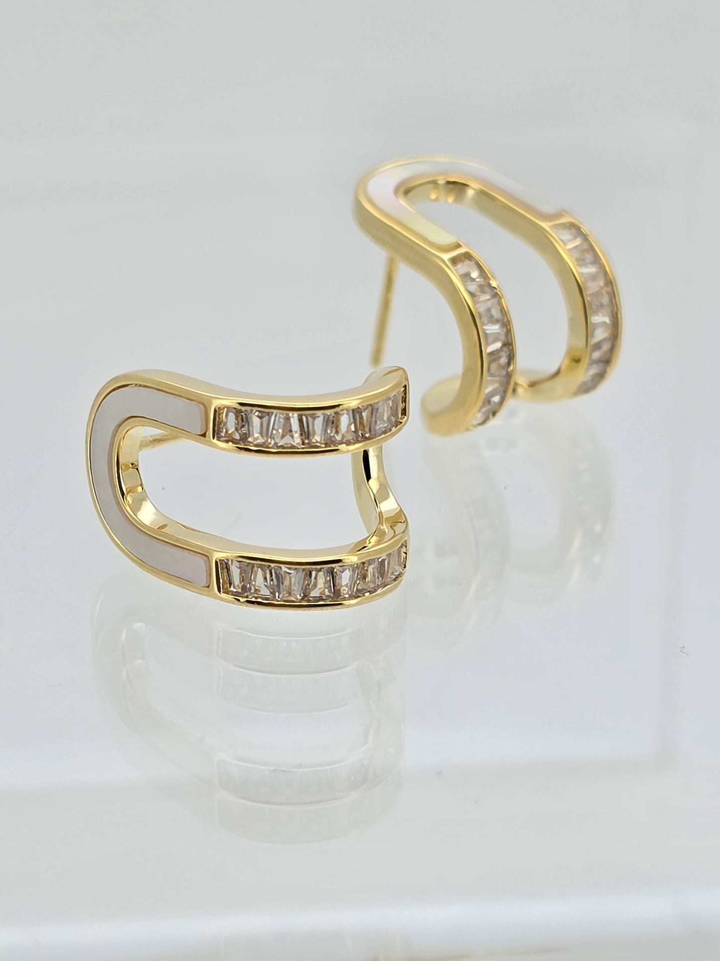 Aros cristal paves Paolo