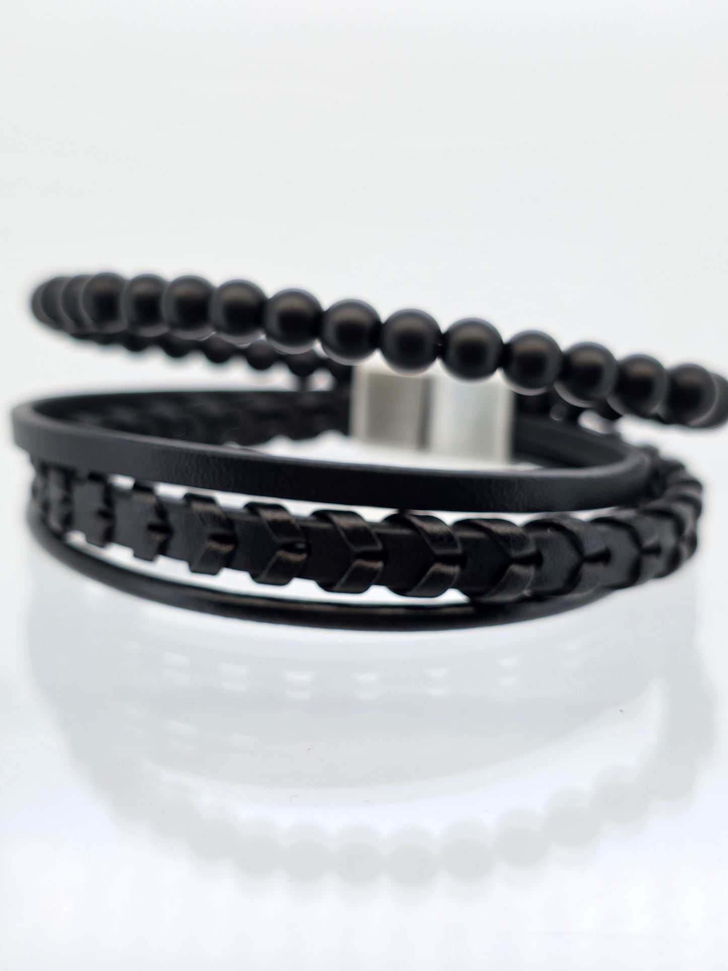 Pulsera varón acero quirúrgico Manu