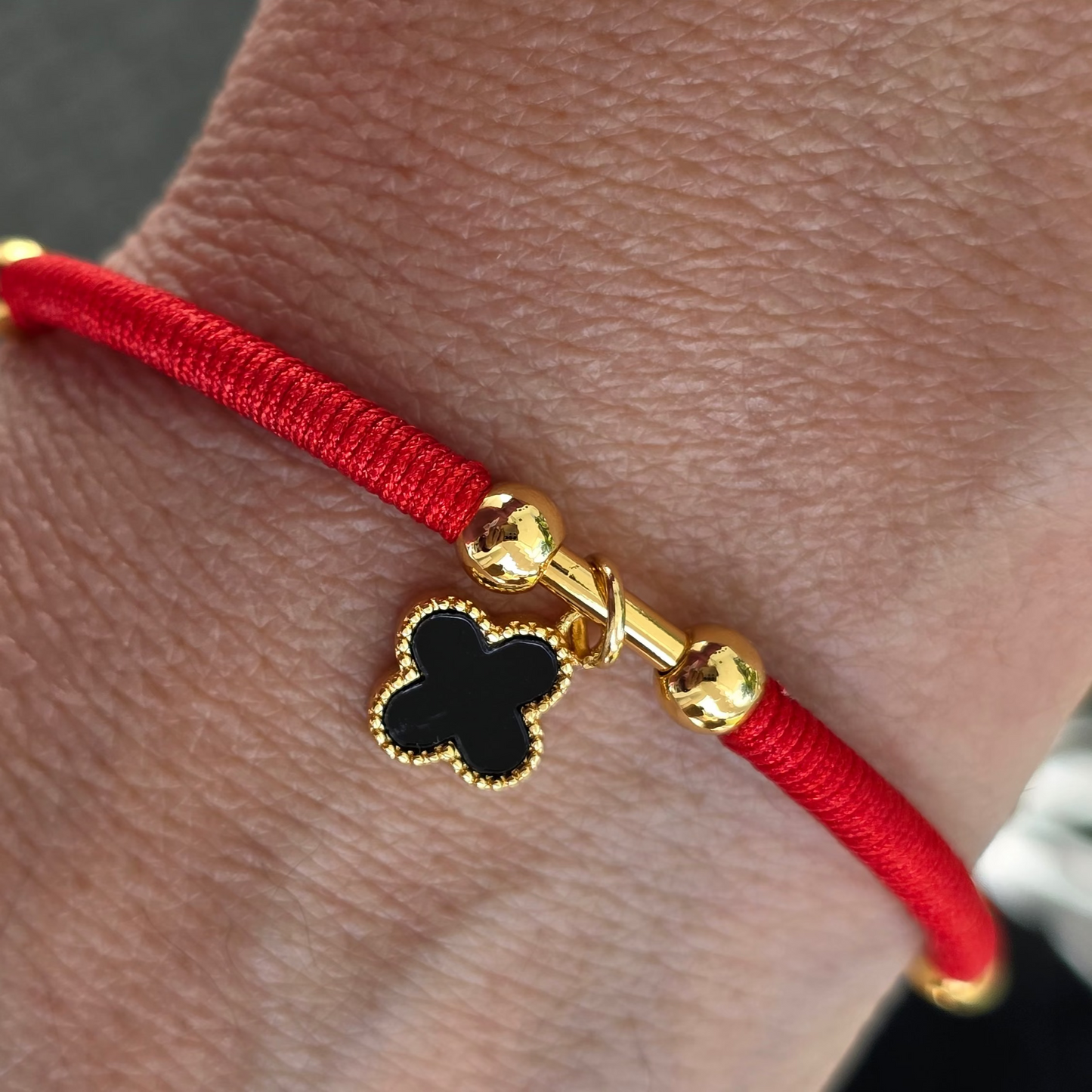 Pulsera Trebol Negro