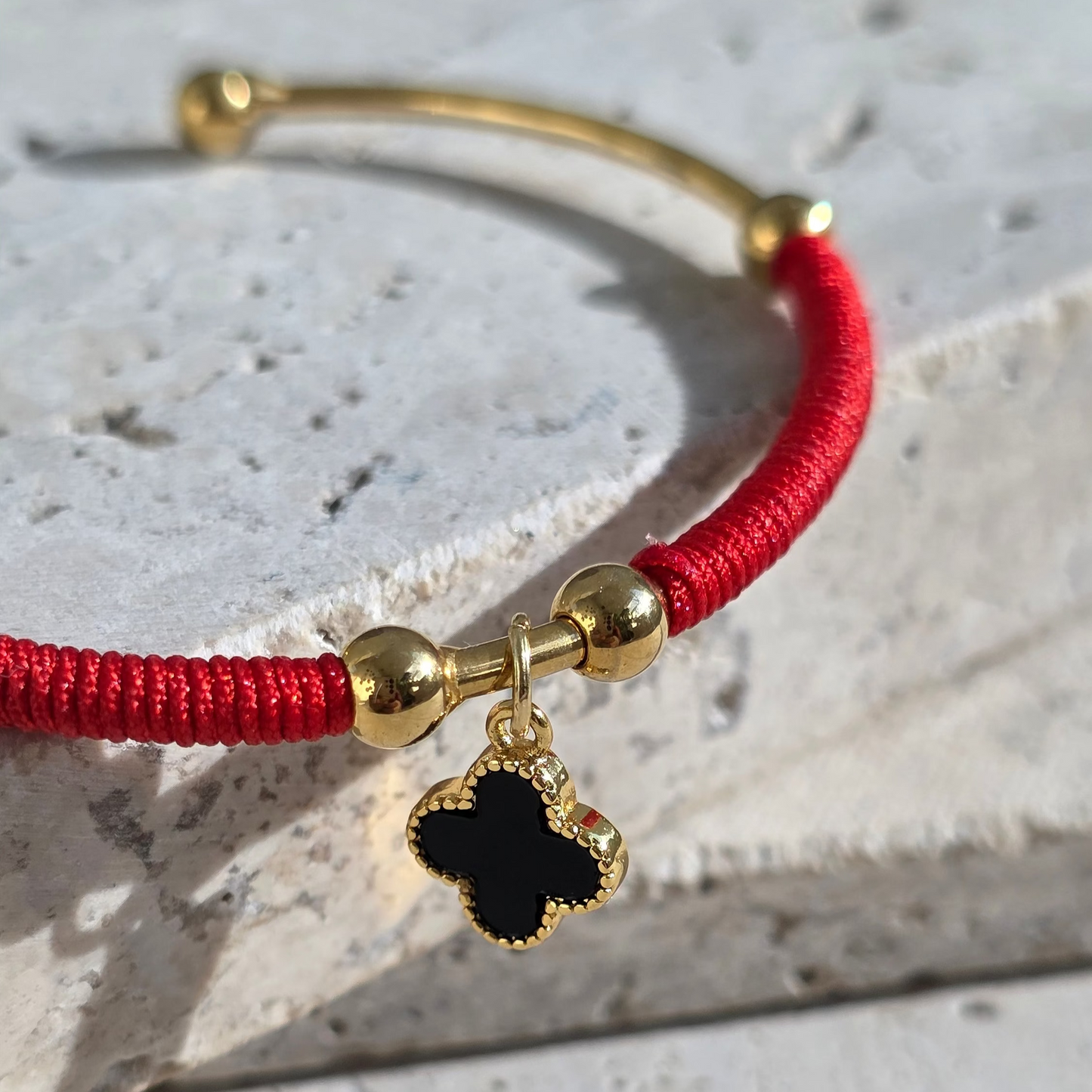Pulsera Trebol Negro