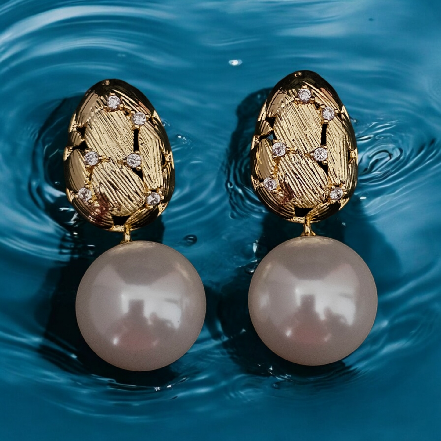 Aros cristal paves Marina