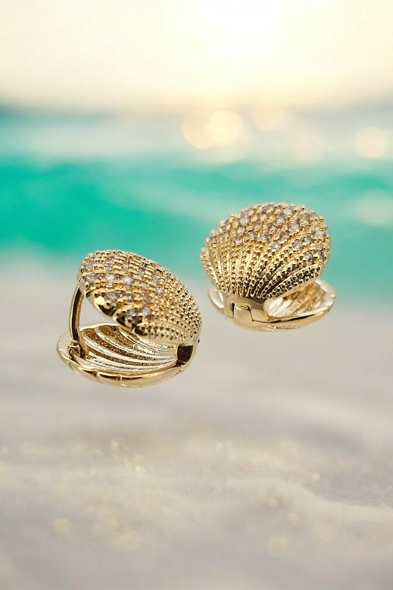 Aros cristal paves Leticia