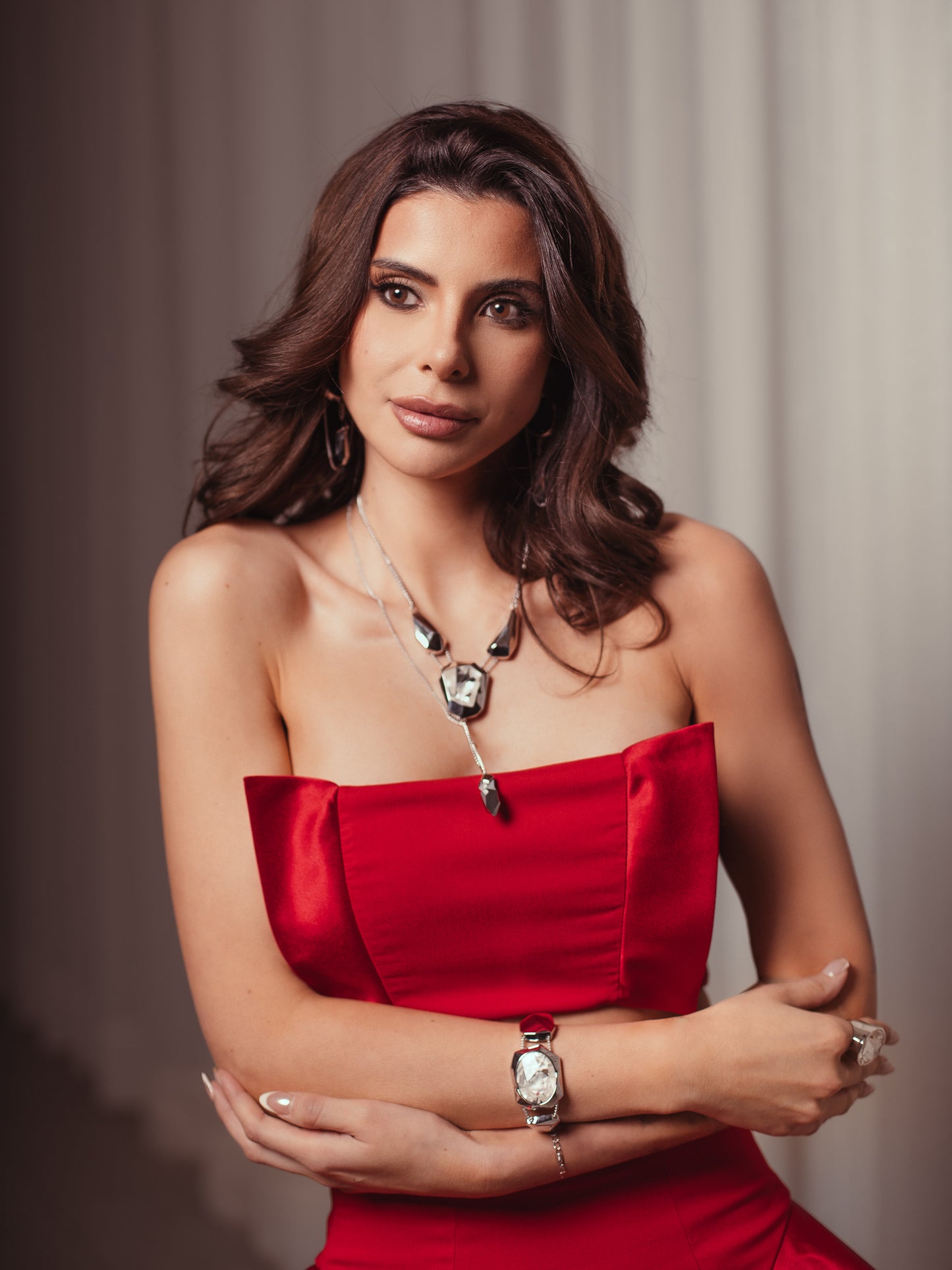 Aros Broken cristal Swarovski