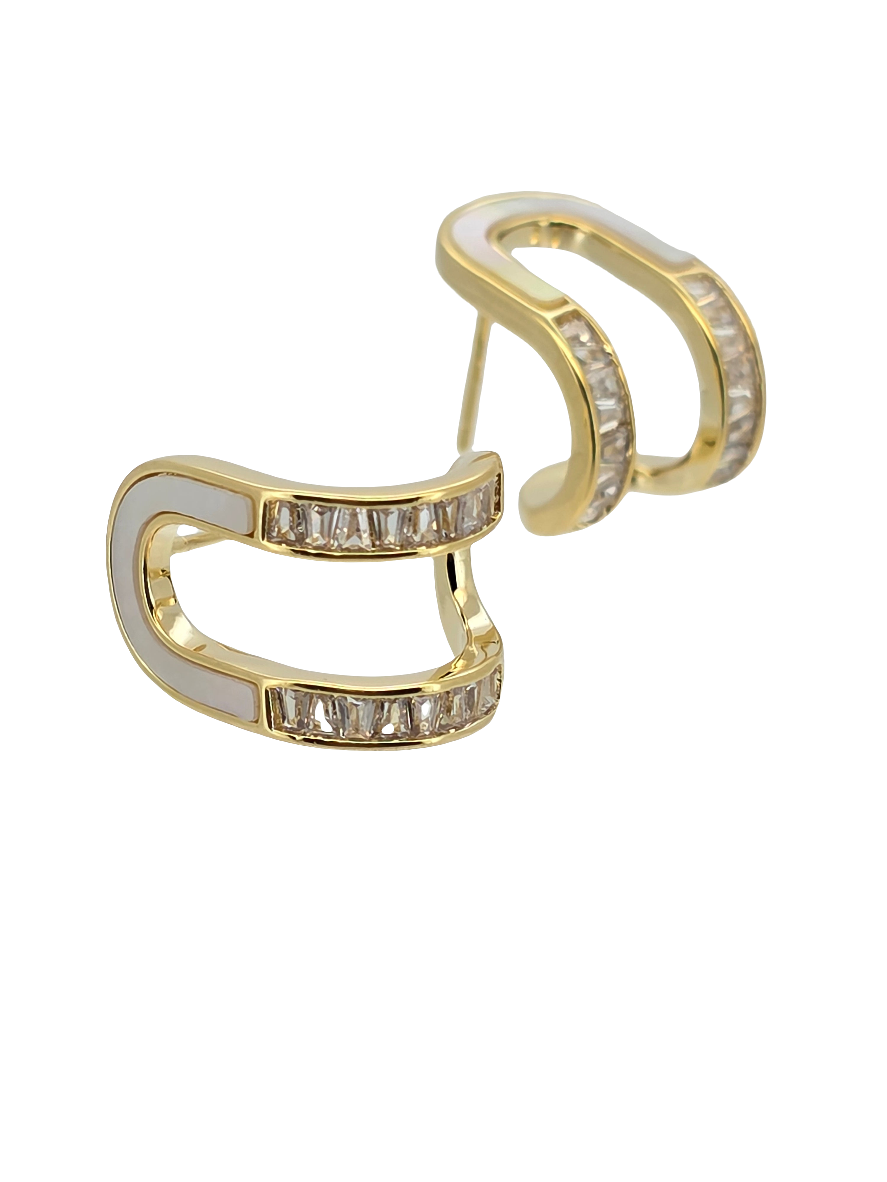Aros cristal paves Paolo