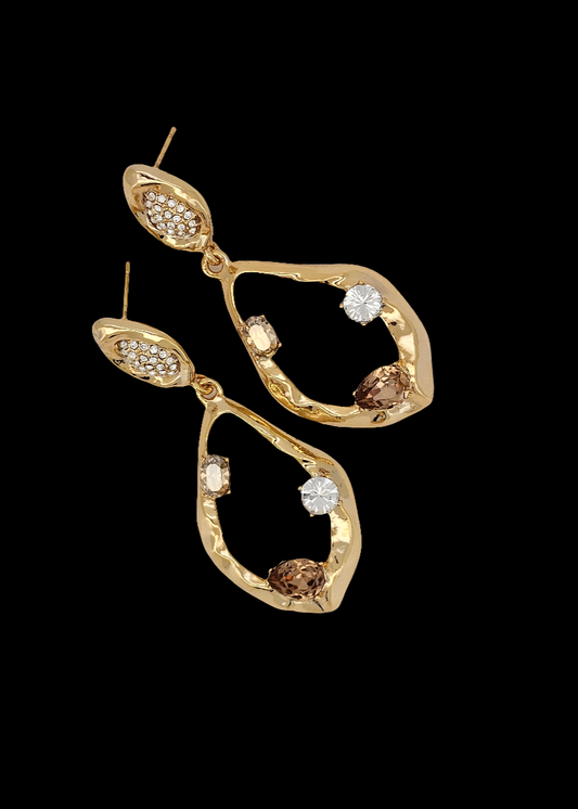 Aros cristal Swarovski Dianna