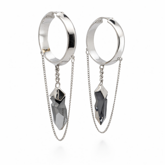 Aros Broken cristal Swarovski
