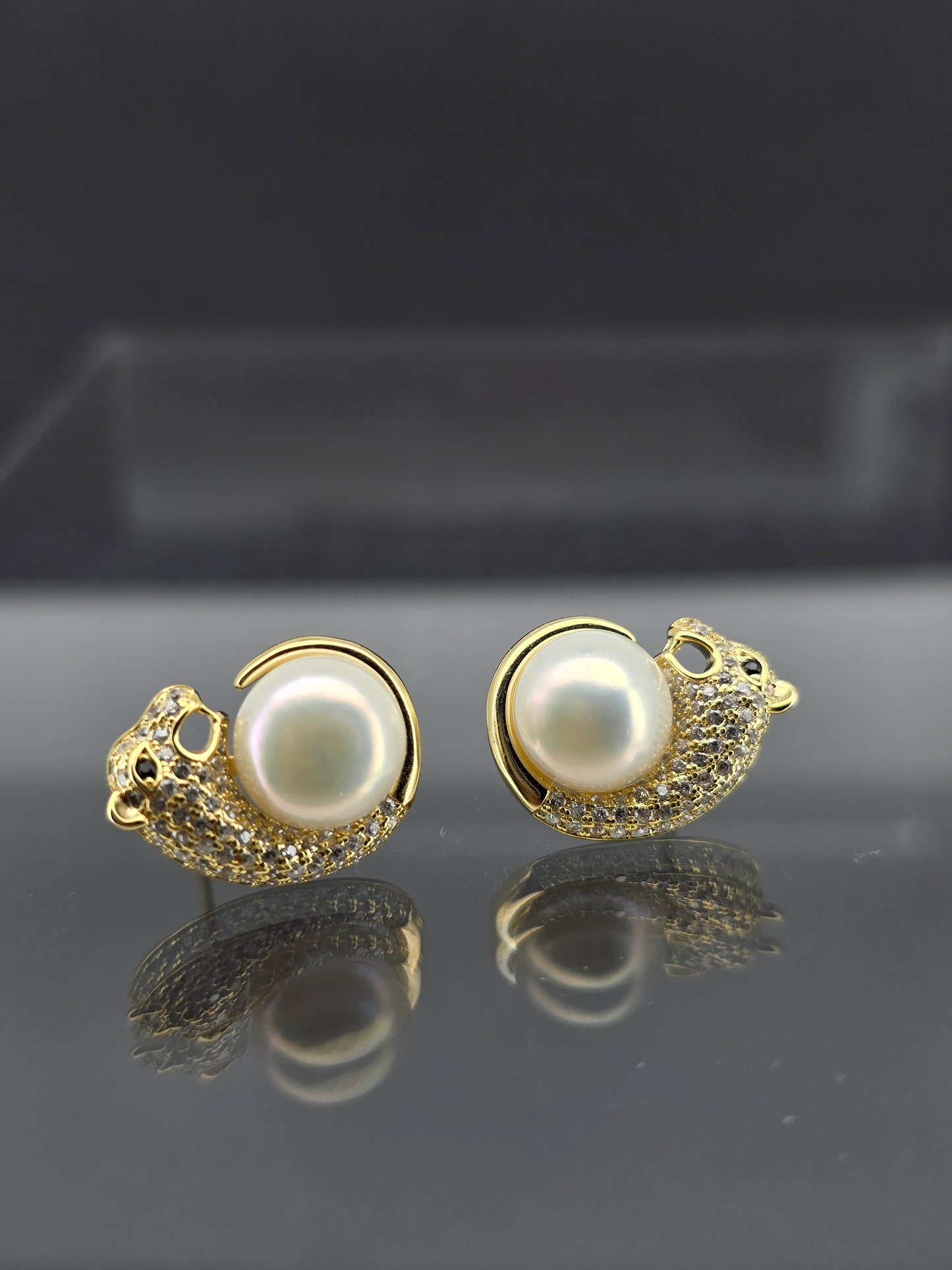 Aros plata cristal paves Safari