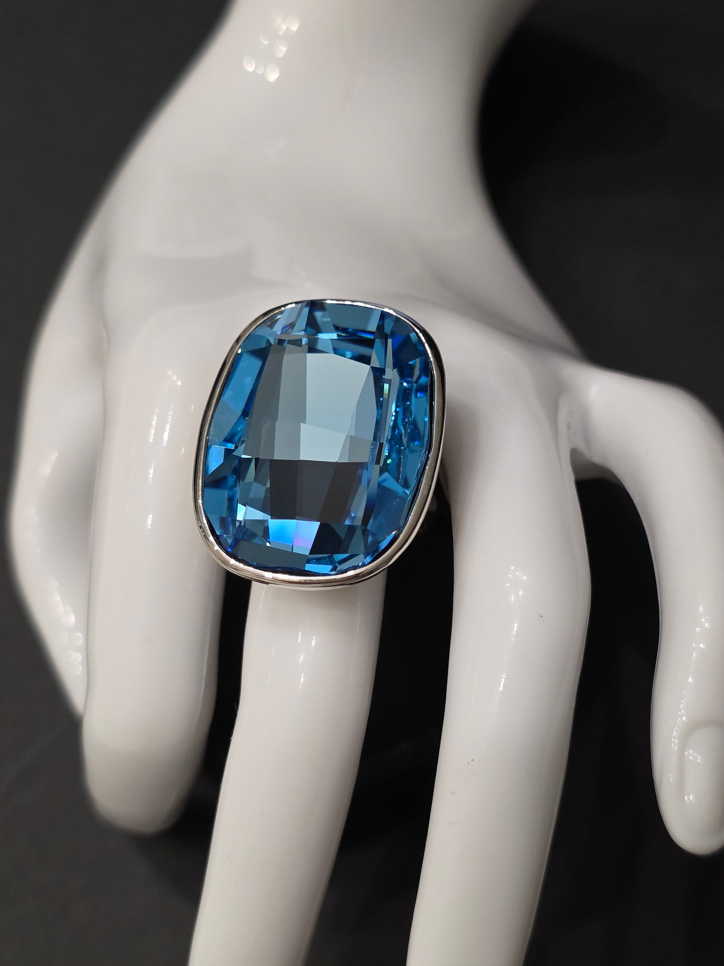 Anillo cristal Swarovski soledad