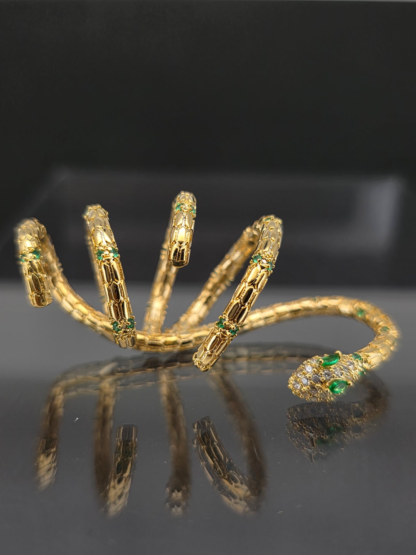 Aercuff cristal paves Snake L