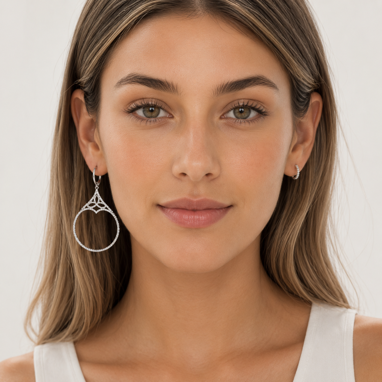 Aros mayun cristal pavés