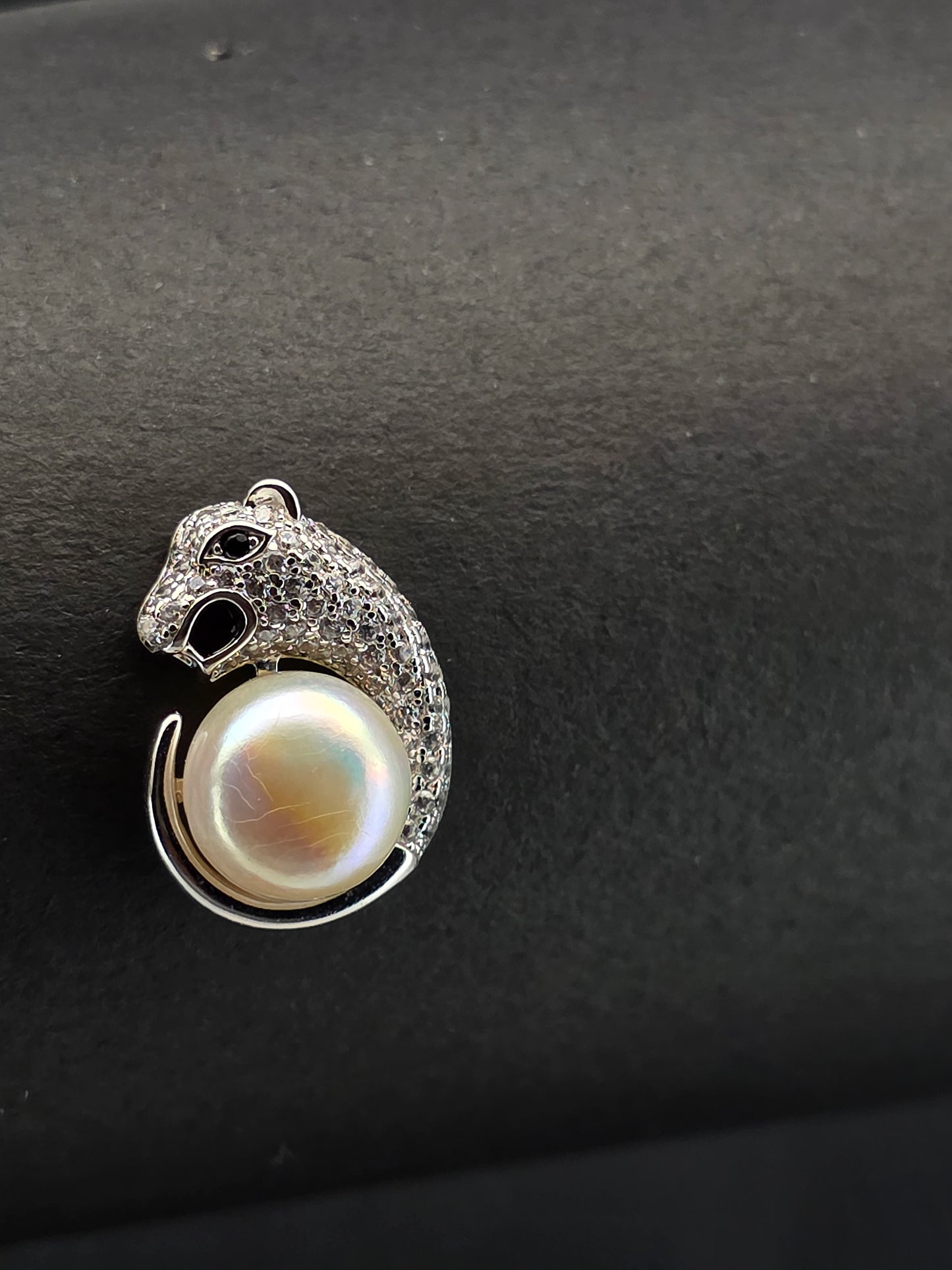 Aros plata cristal paves Safari