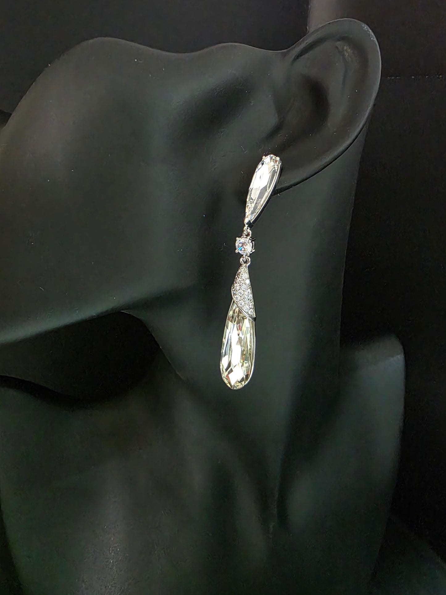 Aros Silvana cristal Swarovski