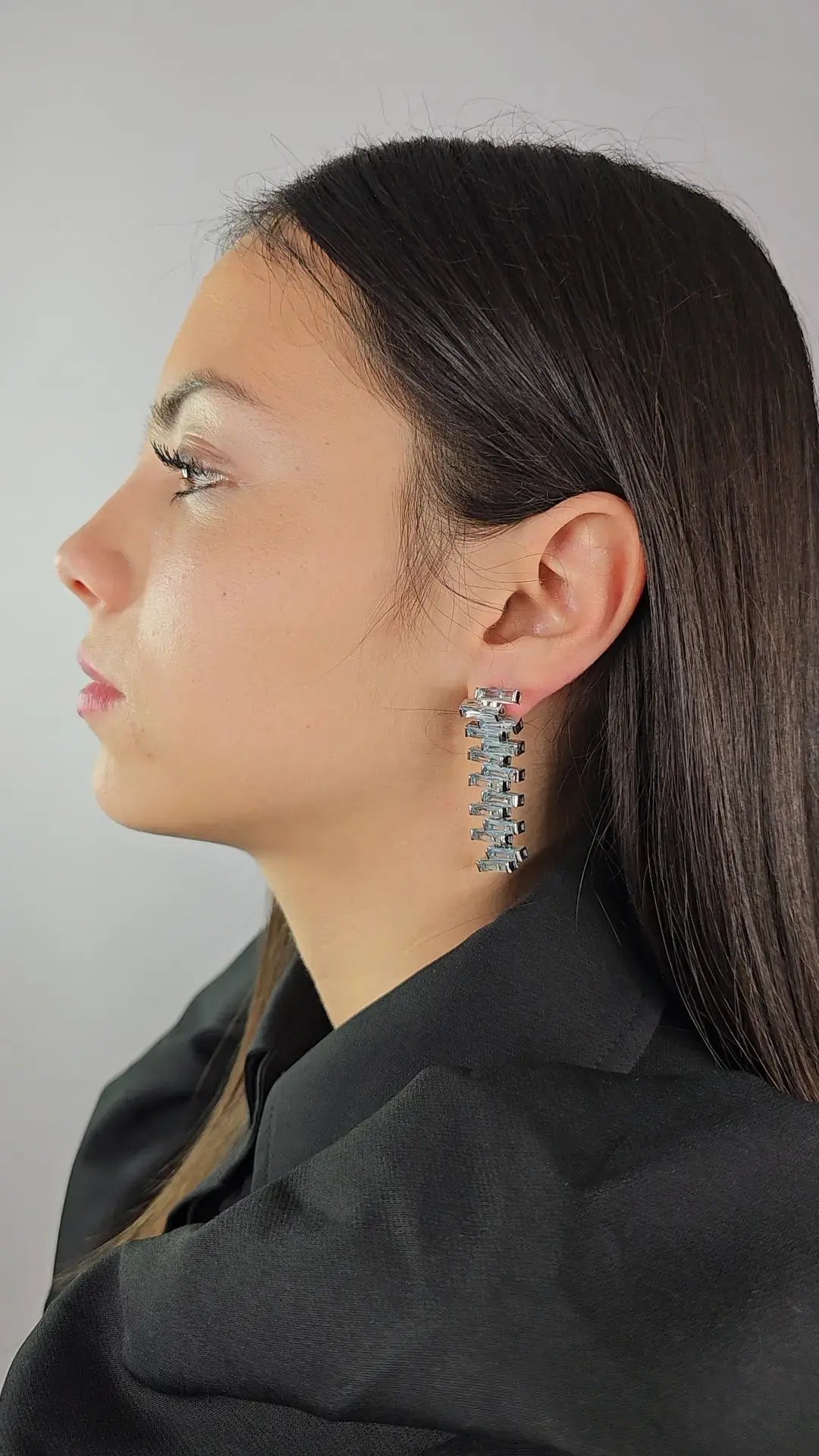 Aros cristal Swarovski Celina