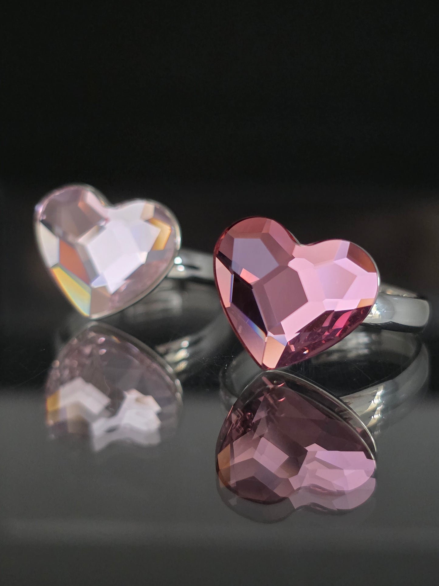 Anillo cristal Swarovski love