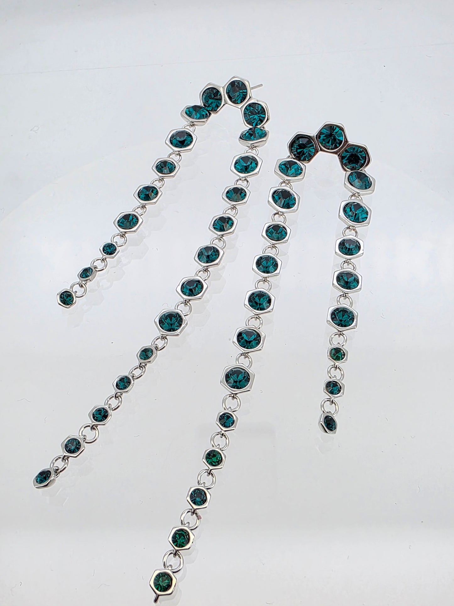 Aros cristal Swarovski tonka