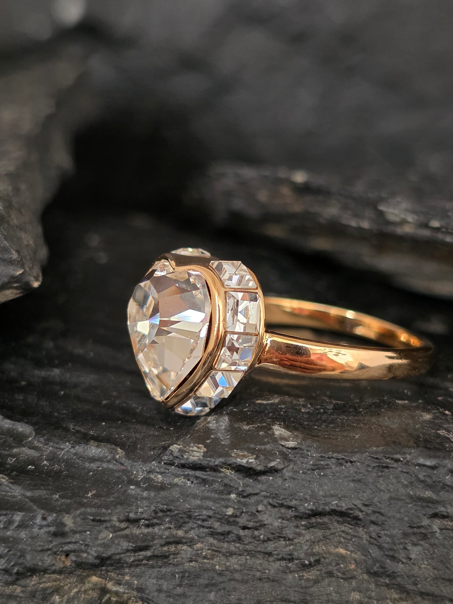 Anillo cristal Swarovski yini