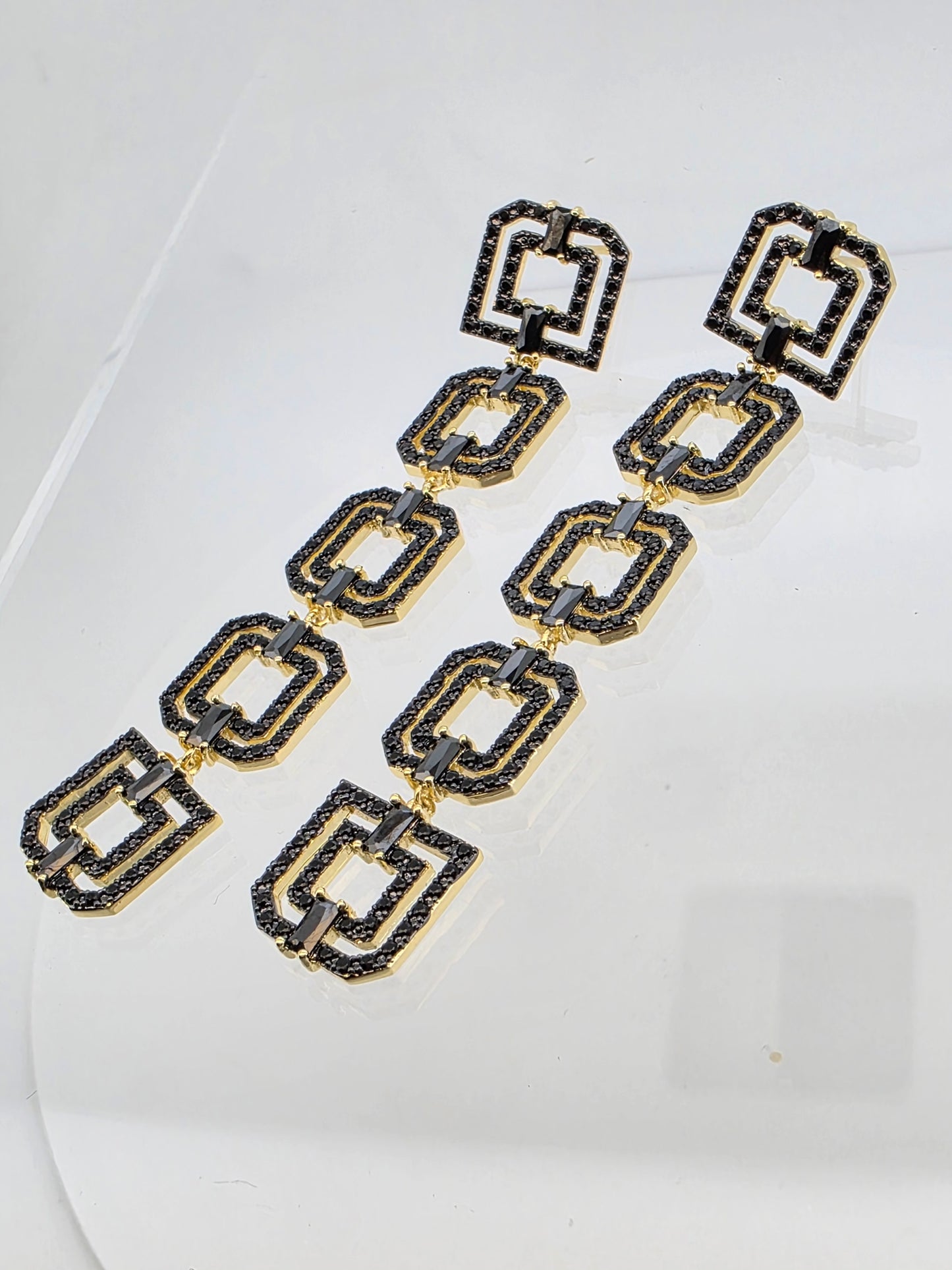 Aros cristal pavés Martina