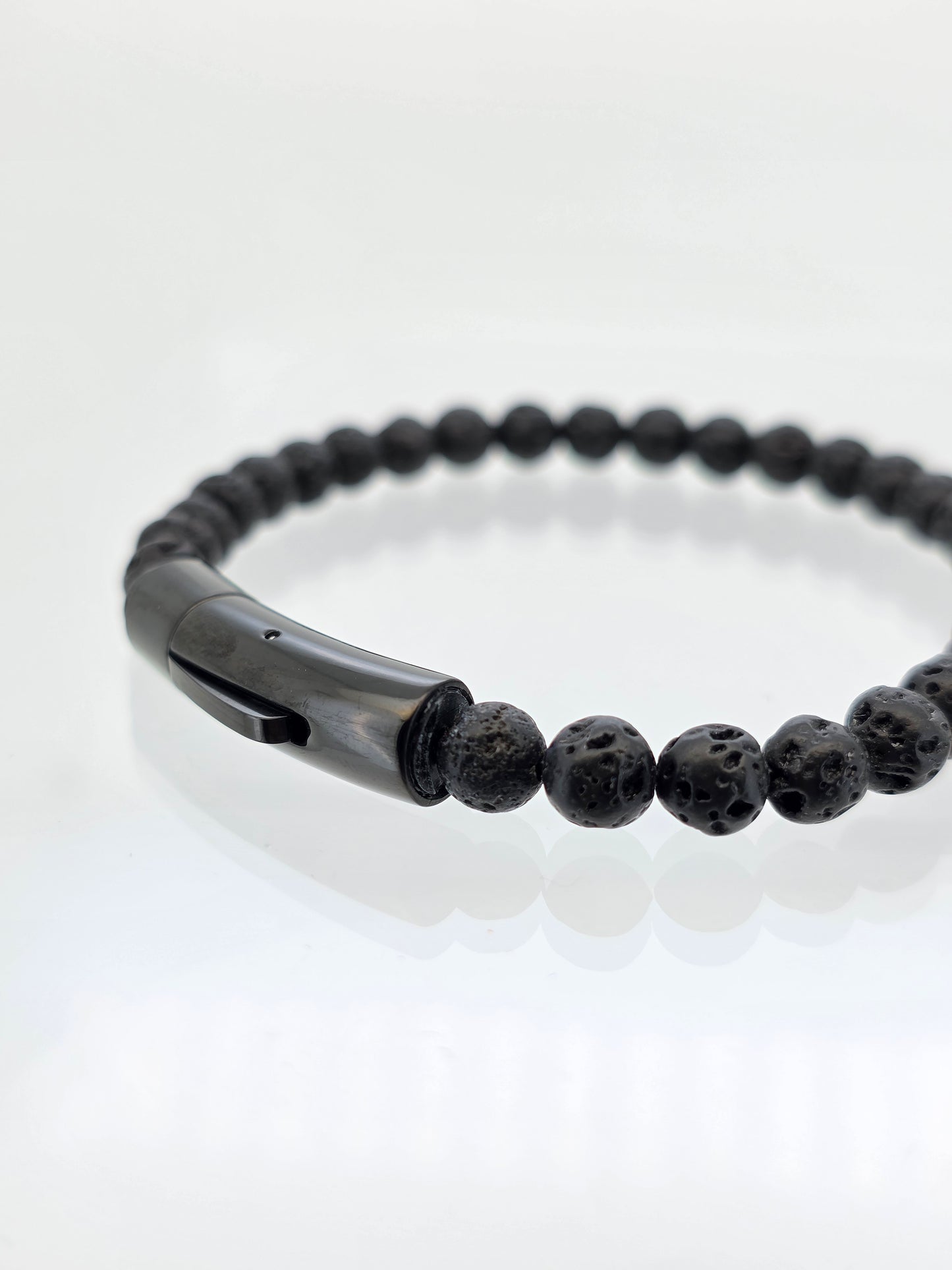 Pulsera varón piedra volcánica lorenzo