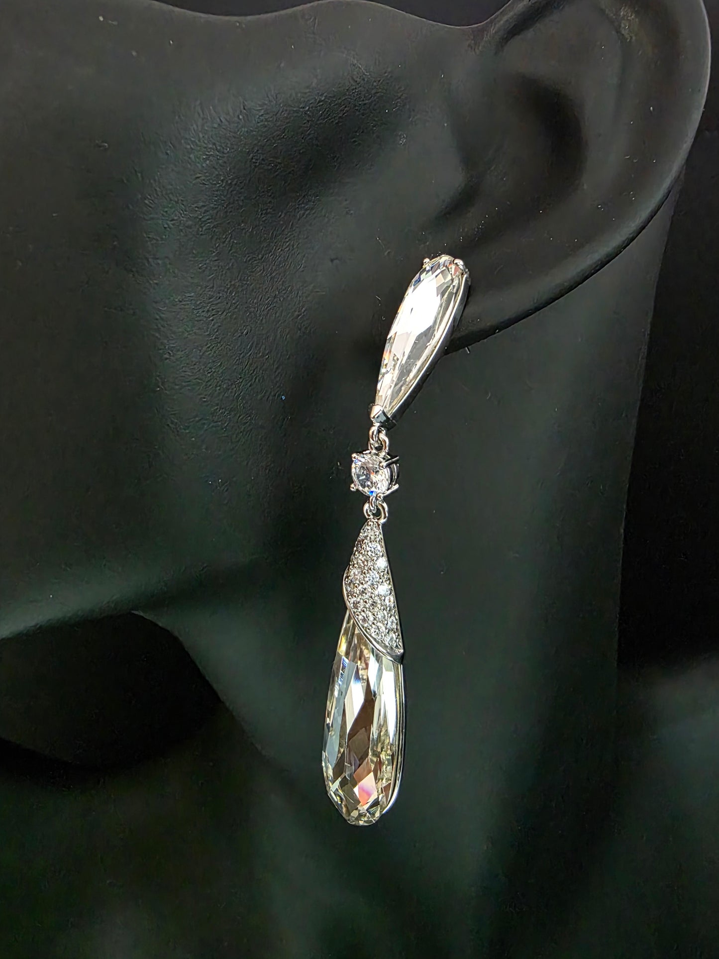 Aros Silvana cristal Swarovski