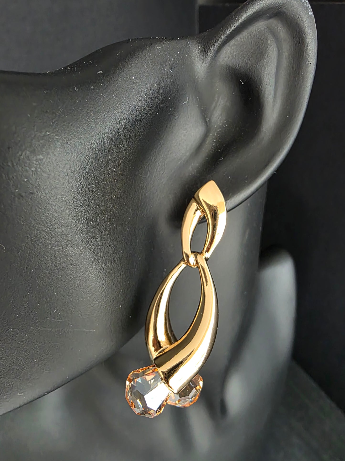Aros cristal Swarovski Atenea