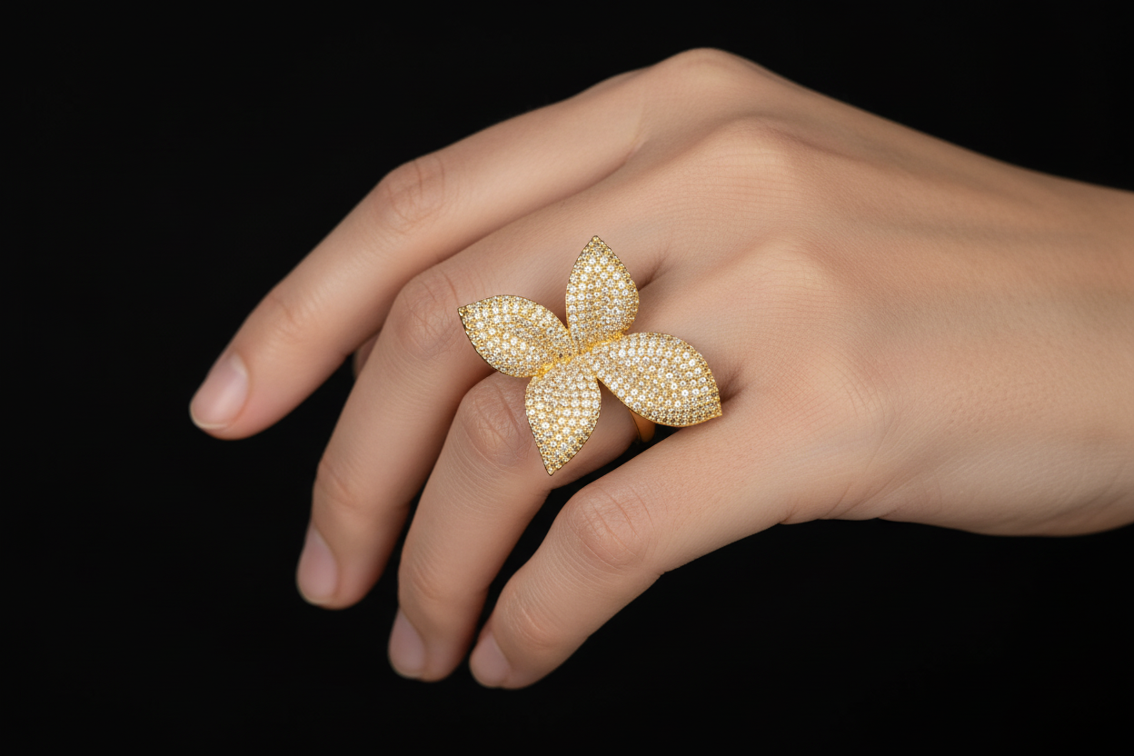 Anillo Pavés lina