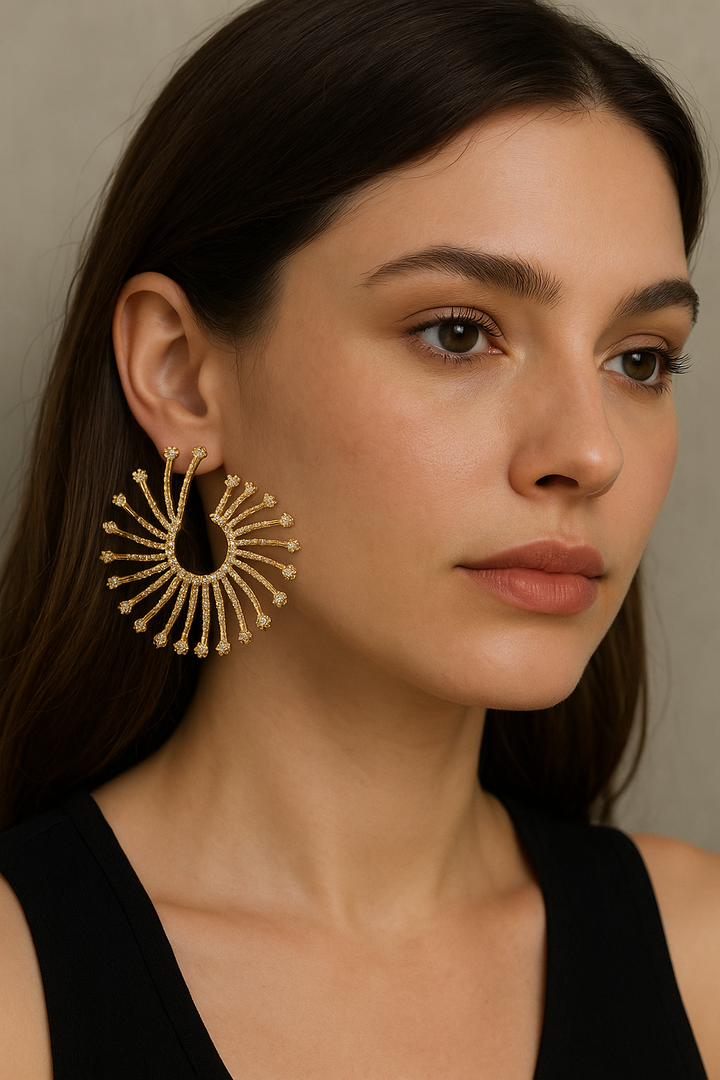 Aros cristal pavés Romi