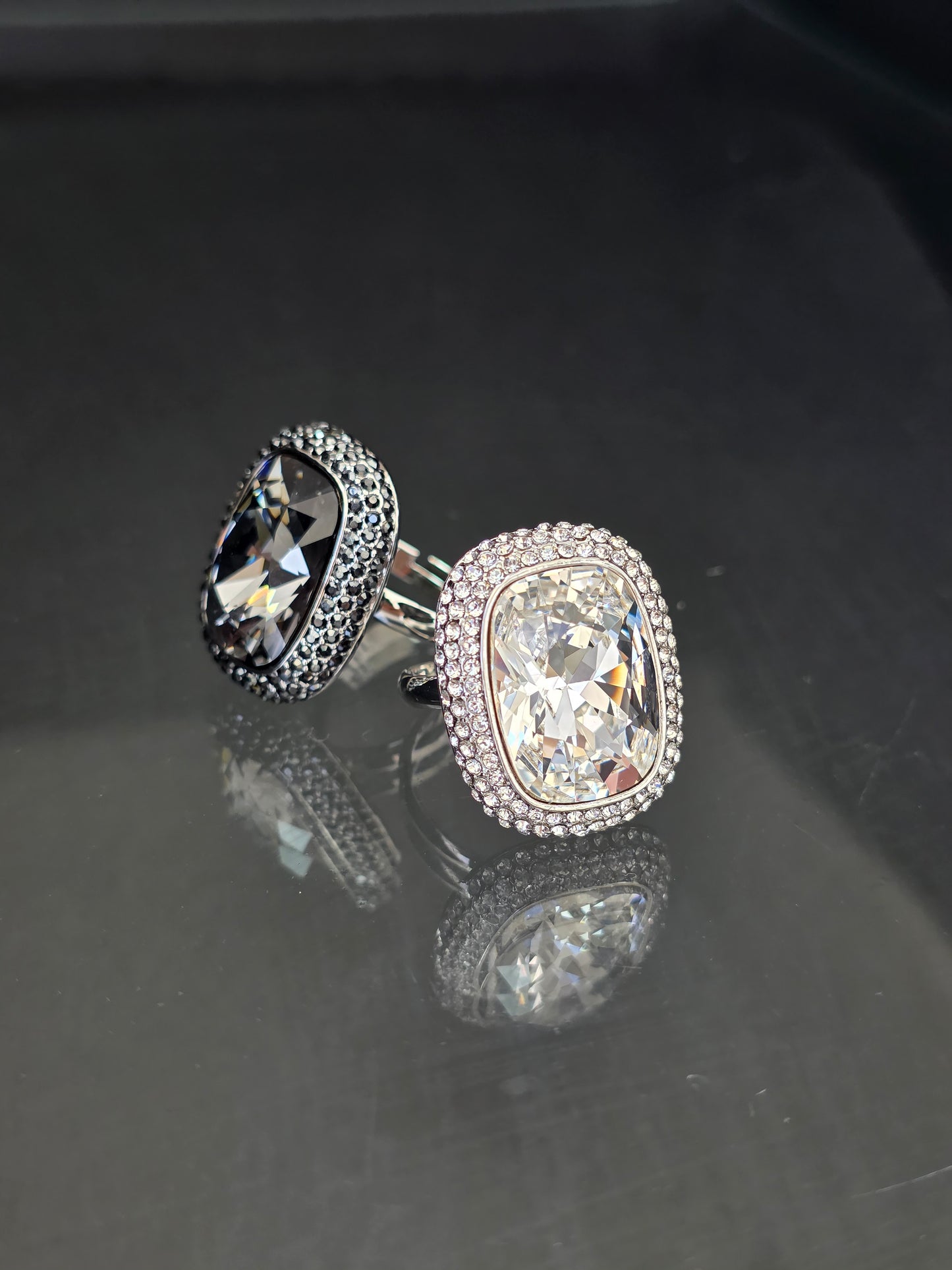 Anillo lucrecia cristal Swarovski talla adaptable