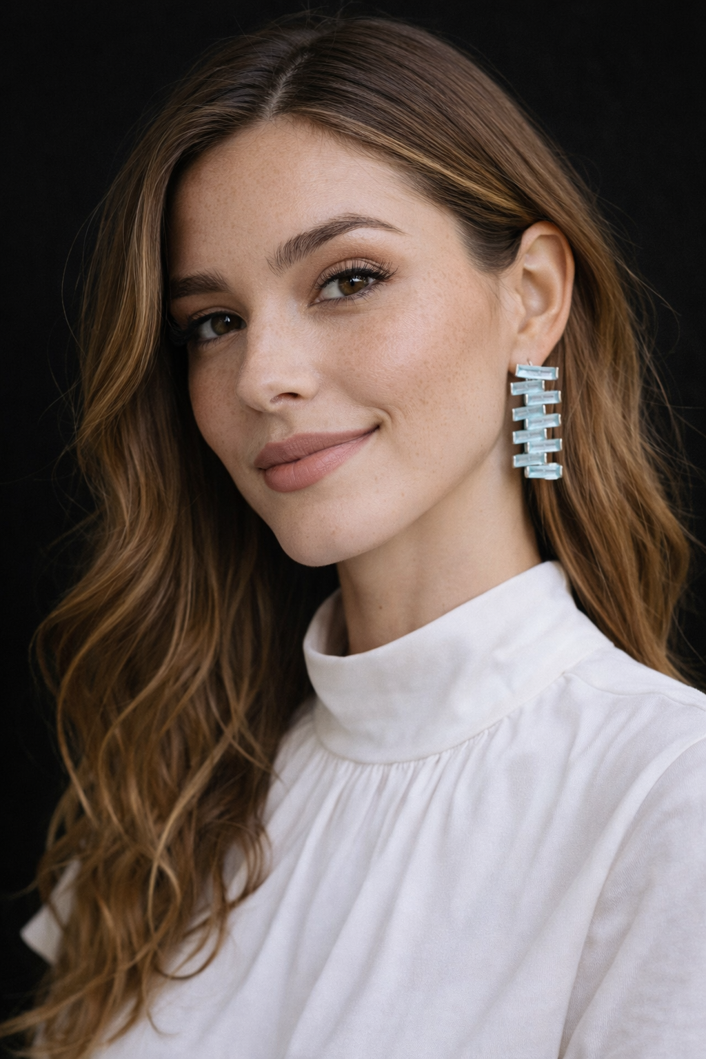 Aros cristal Swarovski Celina