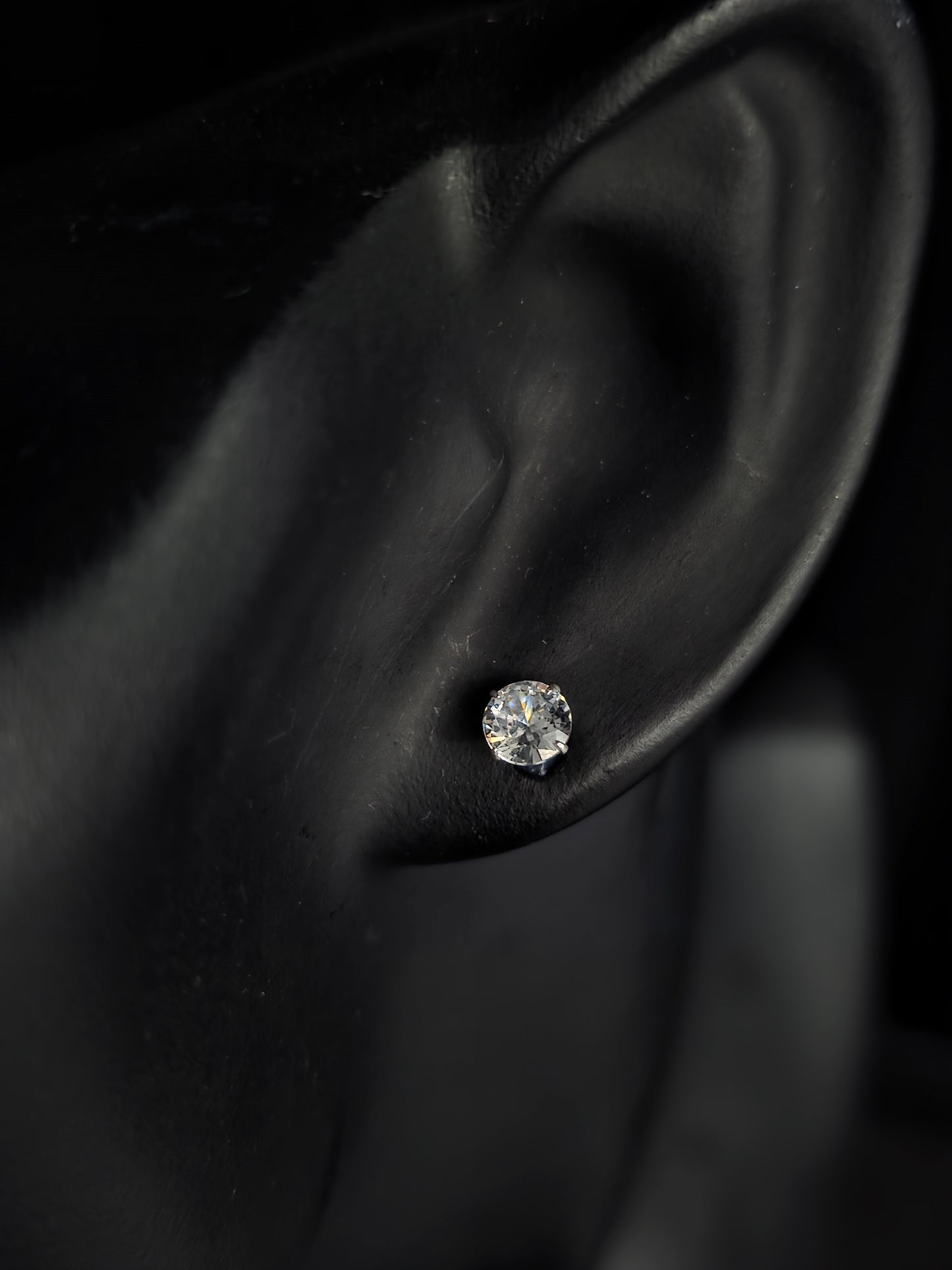 Aros Plata y Cristal Peka