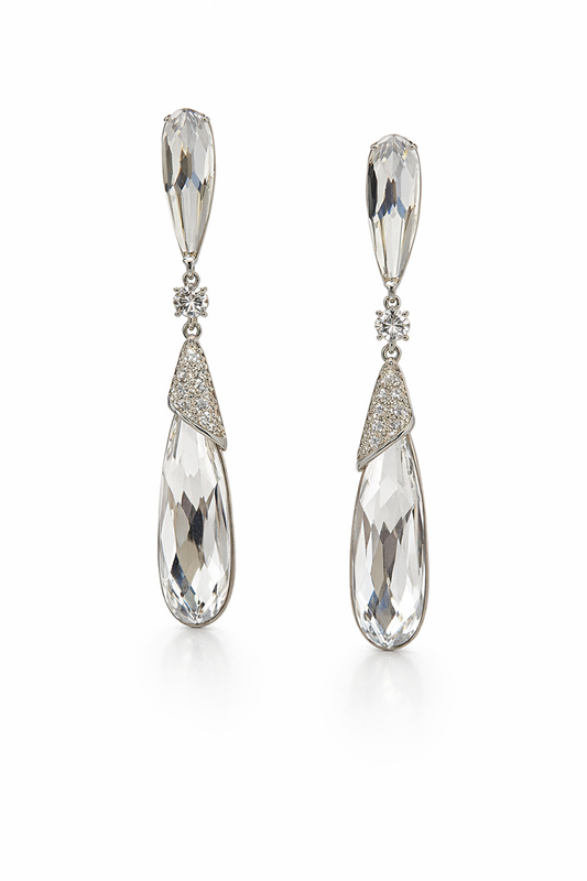 Aros Silvana cristal Swarovski