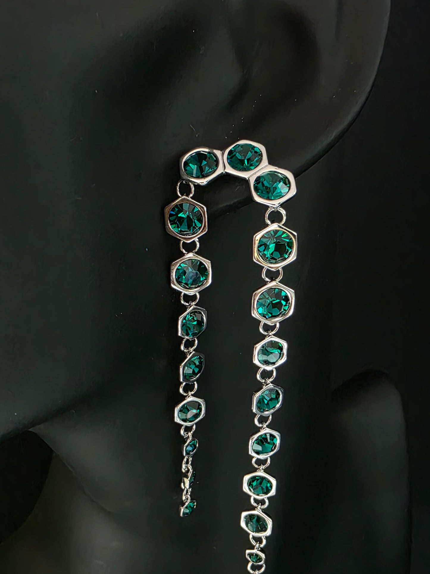 Aros cristal Swarovski tonka